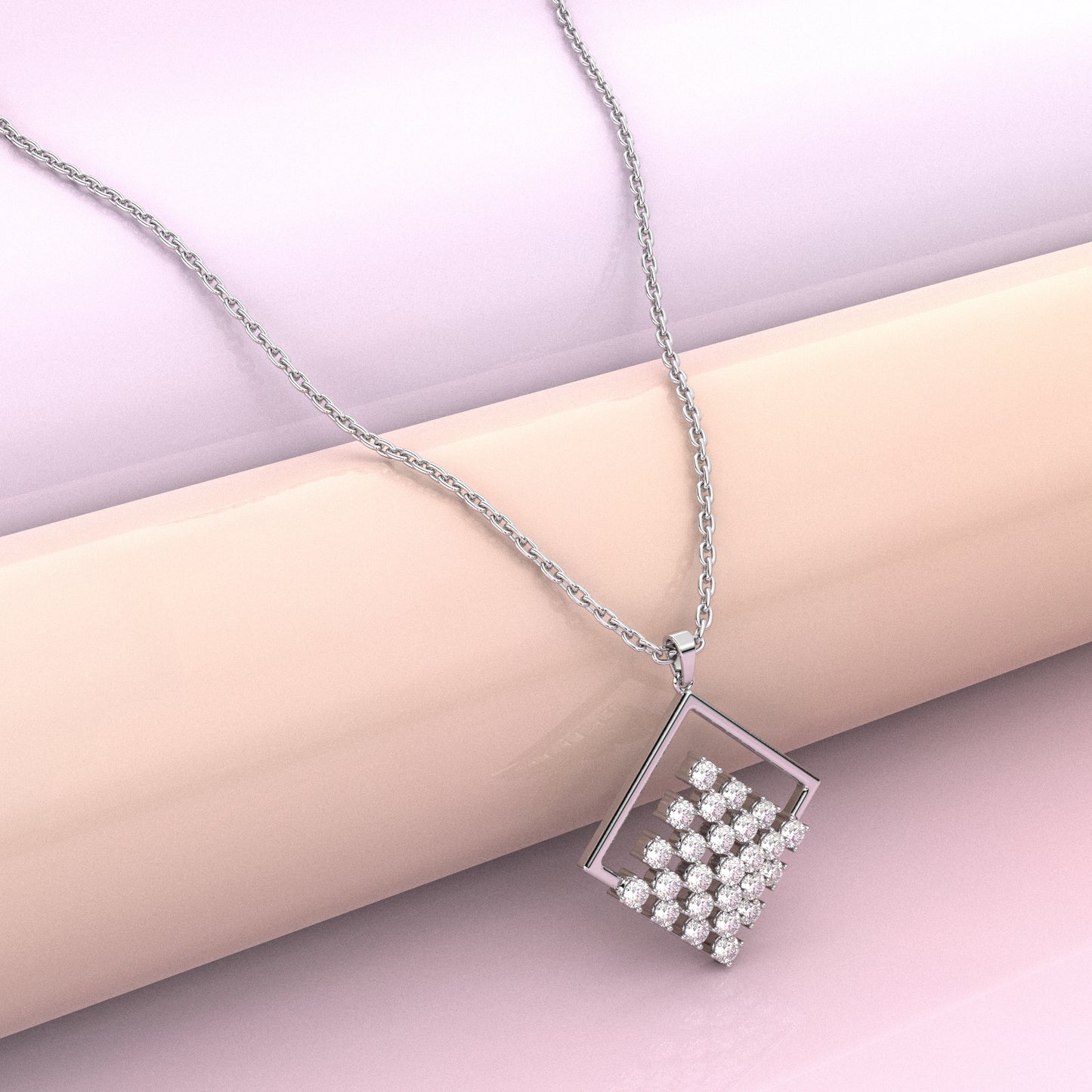 Farold Moissanite Diamond 925 Sterling Silver Necklace