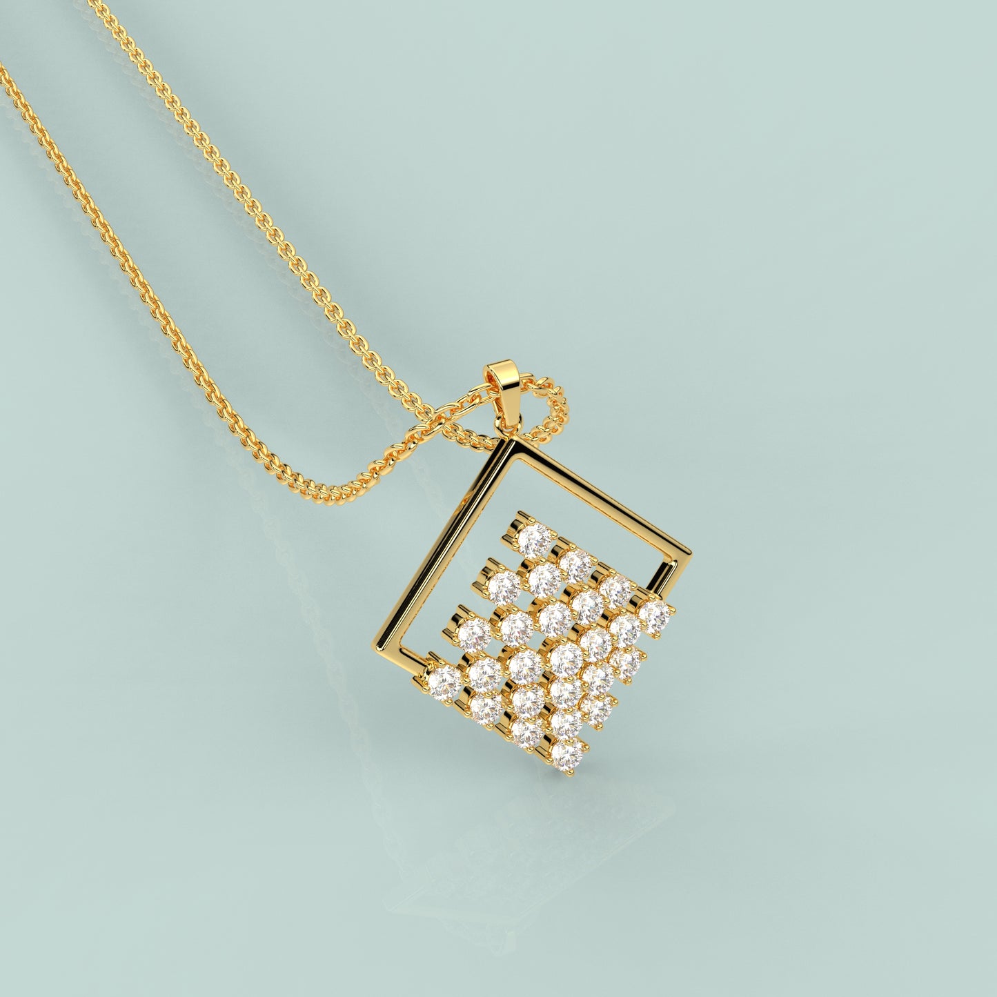 Farold Moissanite Diamond 925 Sterling Silver Necklace