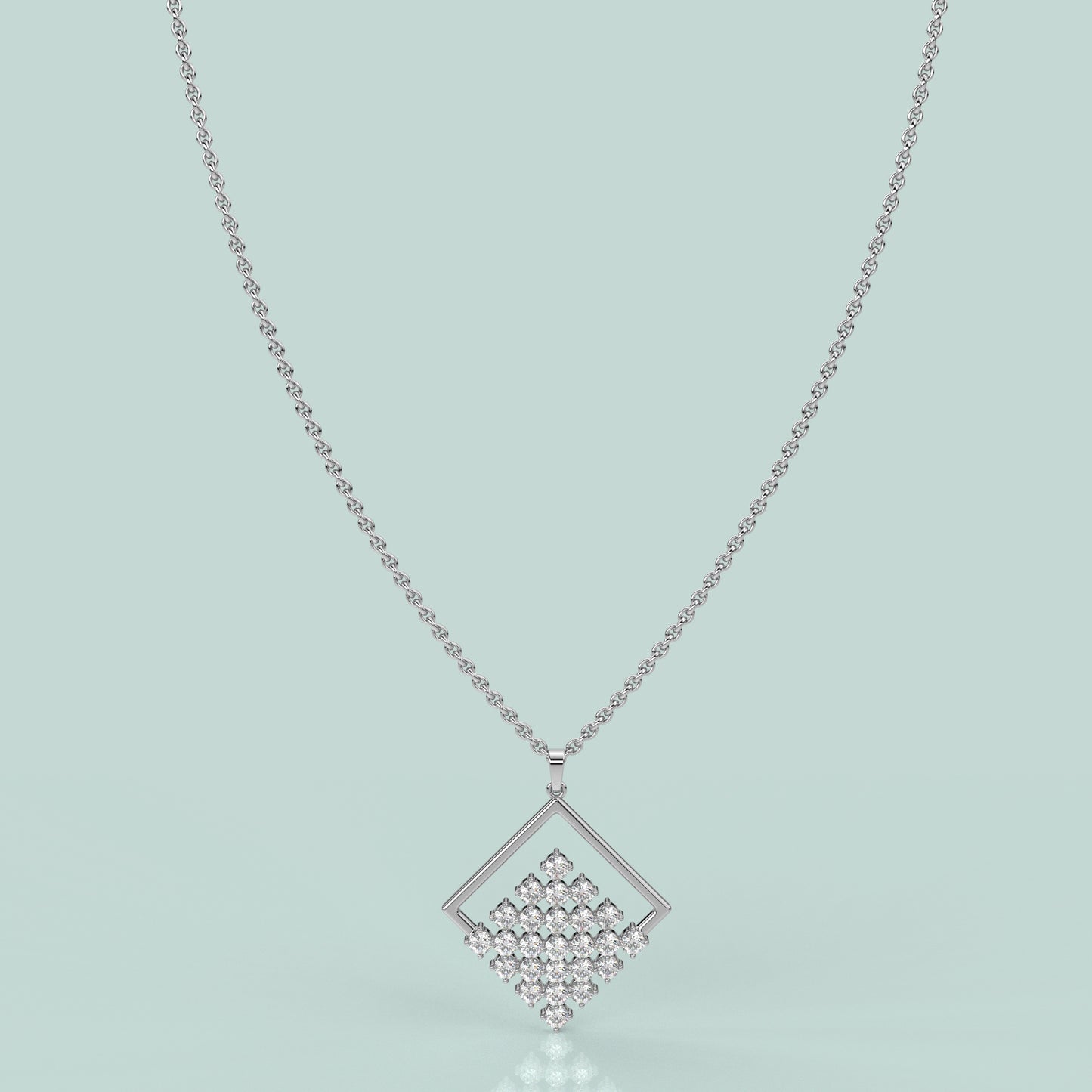 Farold Moissanite Diamond 925 Sterling Silver Necklace