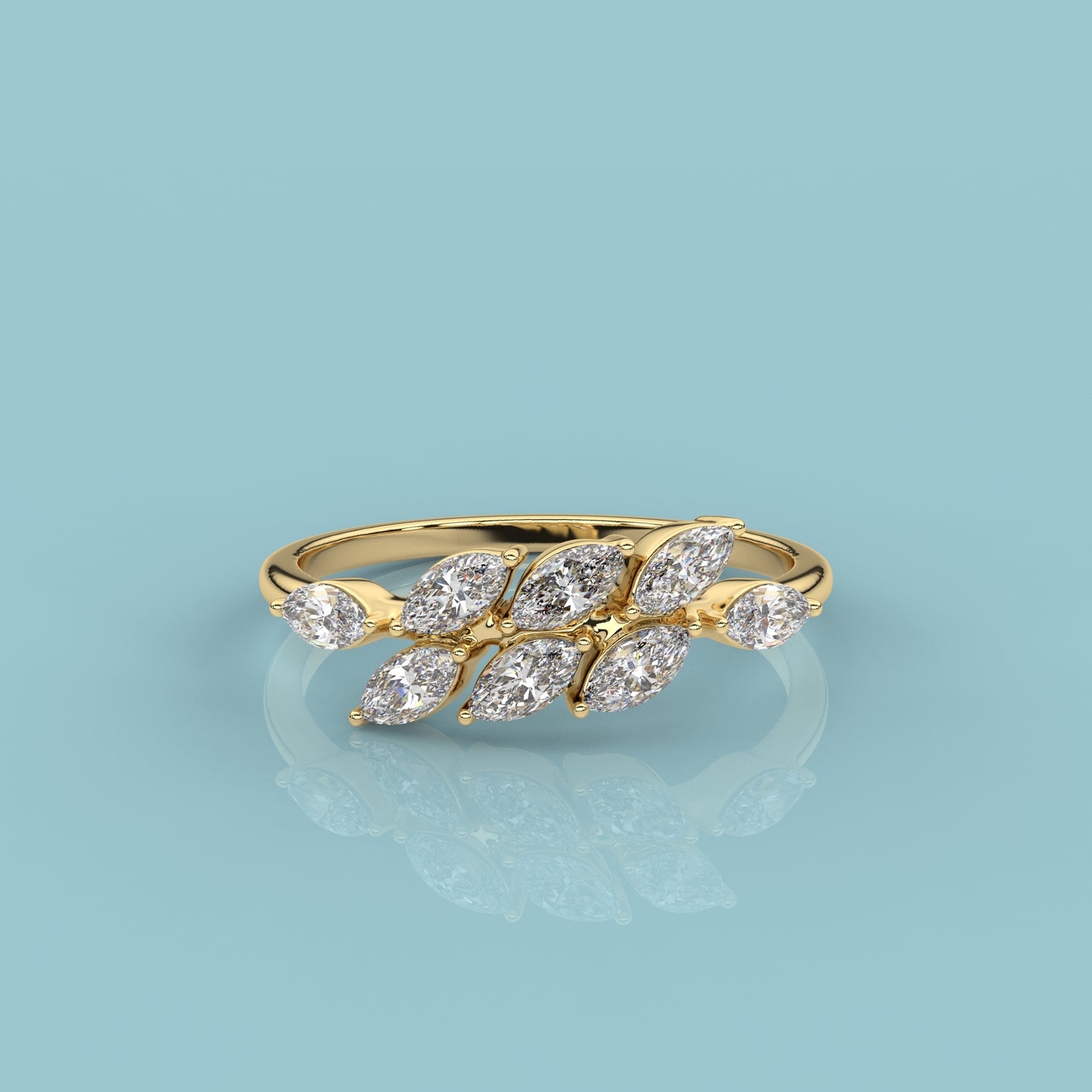 Moissanite Diamond 925 Silver Ring