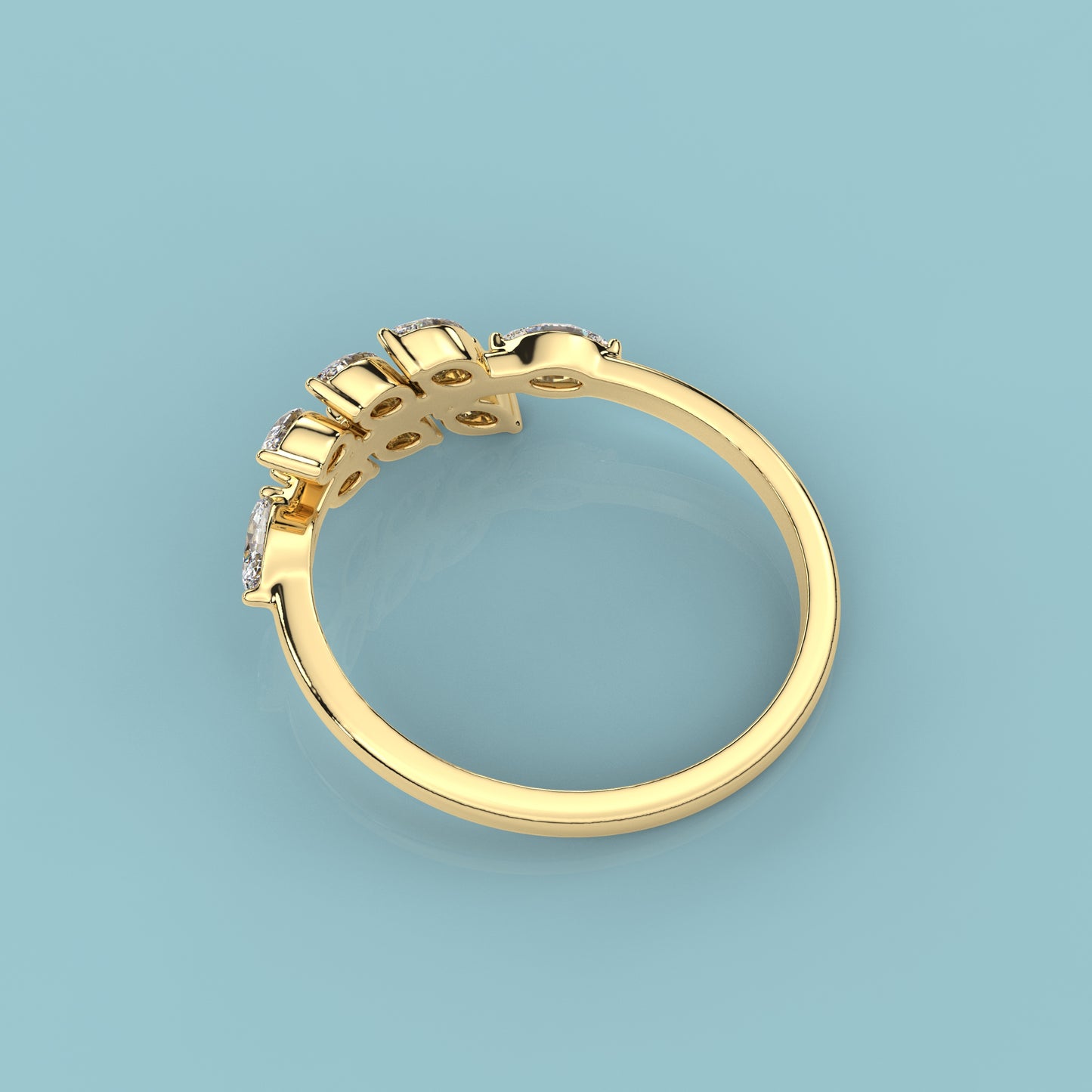Moissanite Diamond 925 Silver Ring