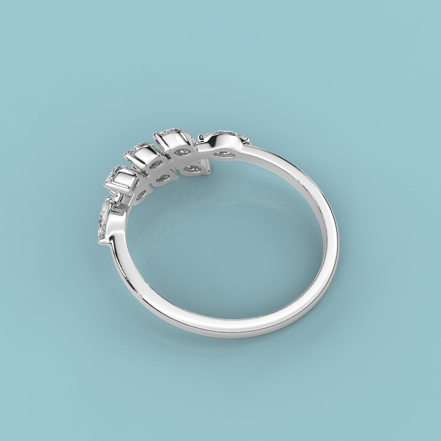 Moissanite Diamond 925 Silver Ring