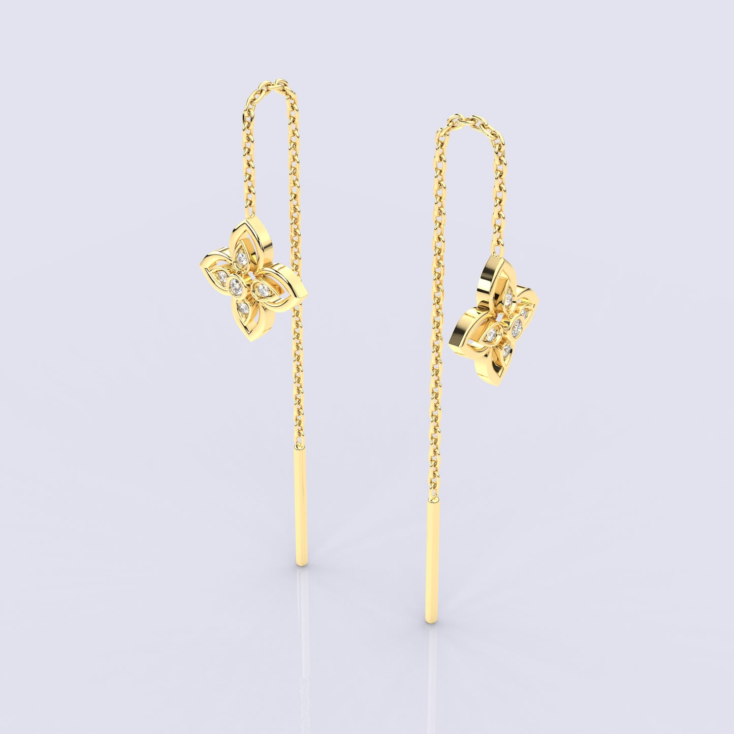 Andya Sui Dhaga 925 silver Earring