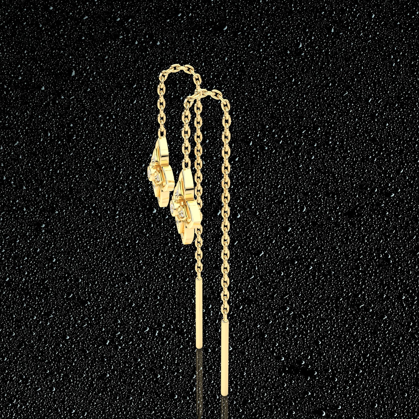 Andya Sui Dhaga 925 silver Earring