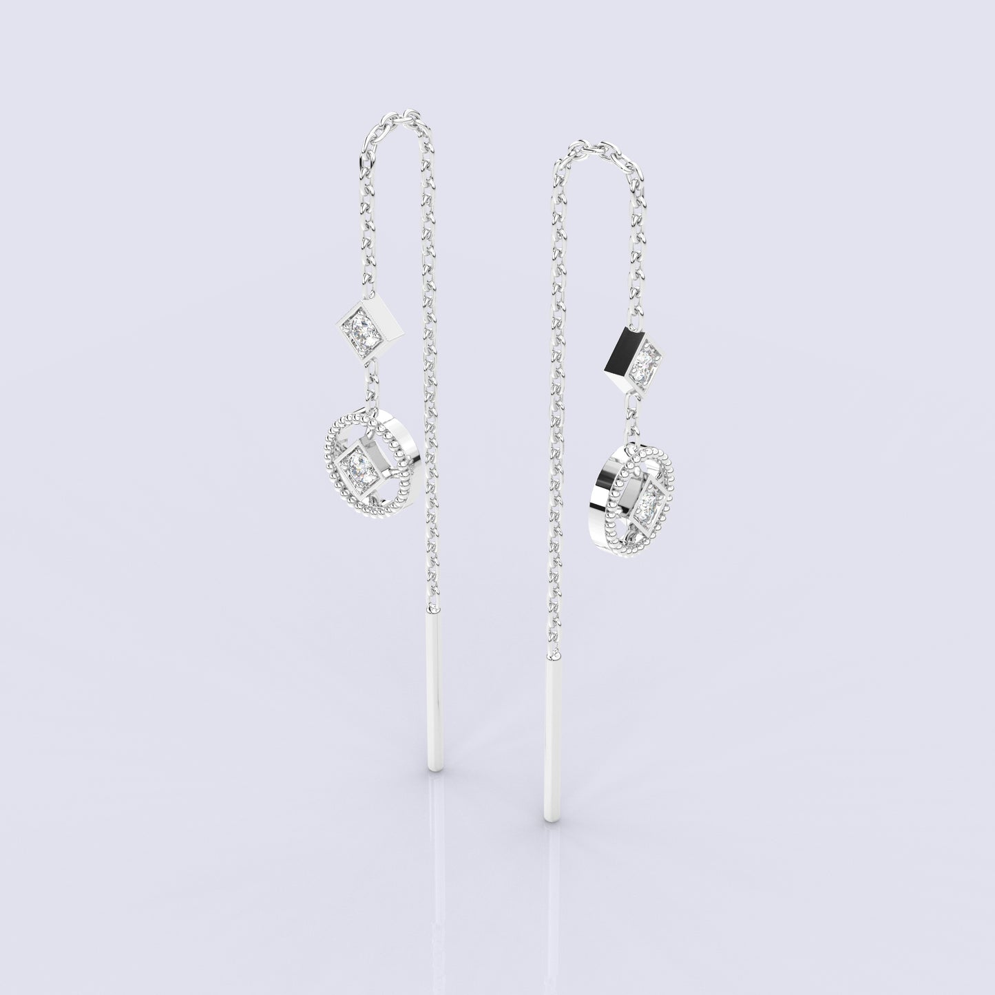 Praavy Sui Dhaga 925 silver Earring