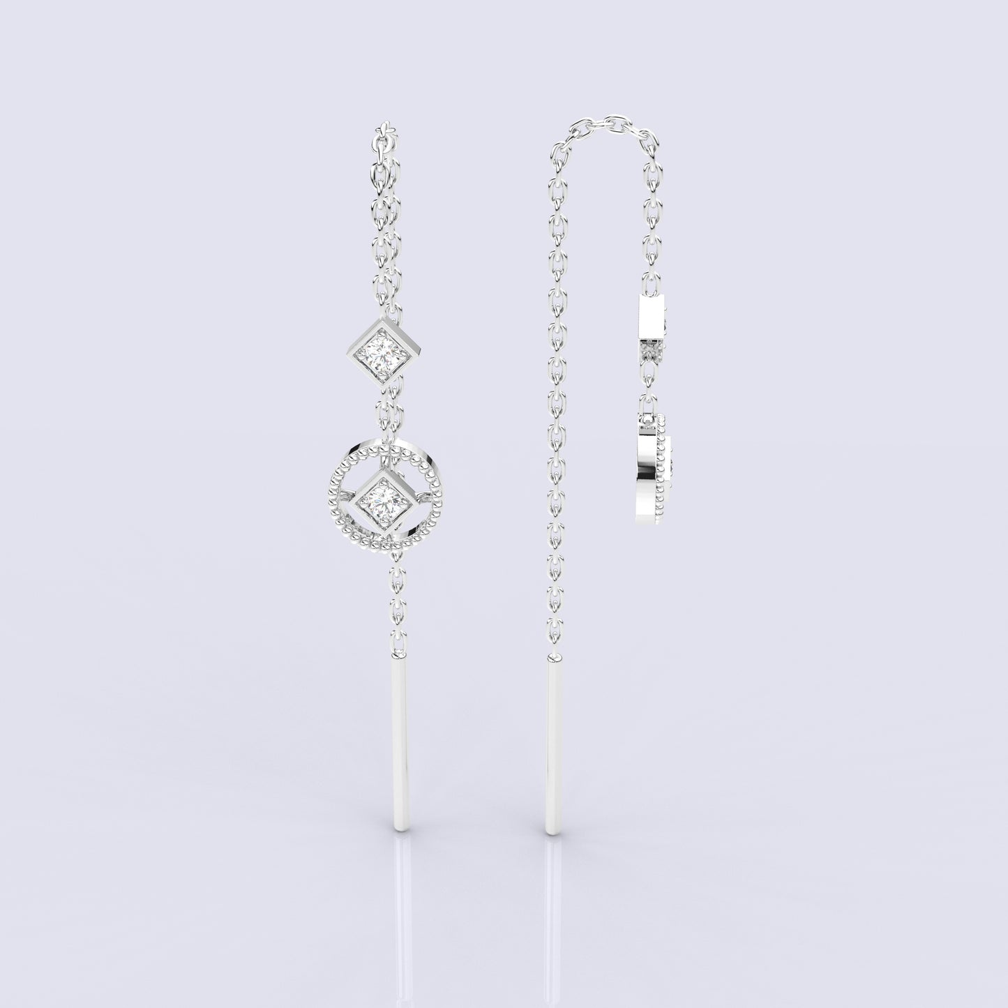 Praavy Sui Dhaga 925 silver Earring