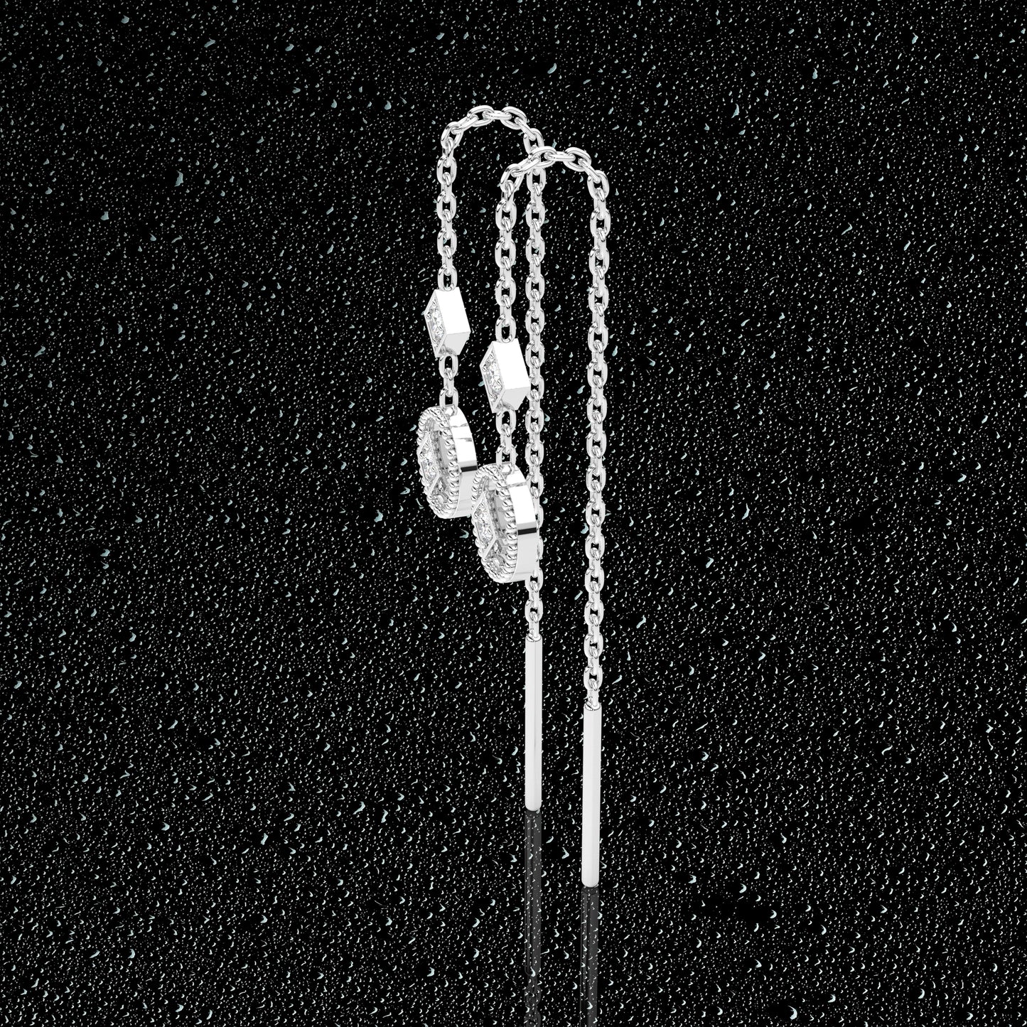 Praavy Sui Dhaga 925 silver Earring