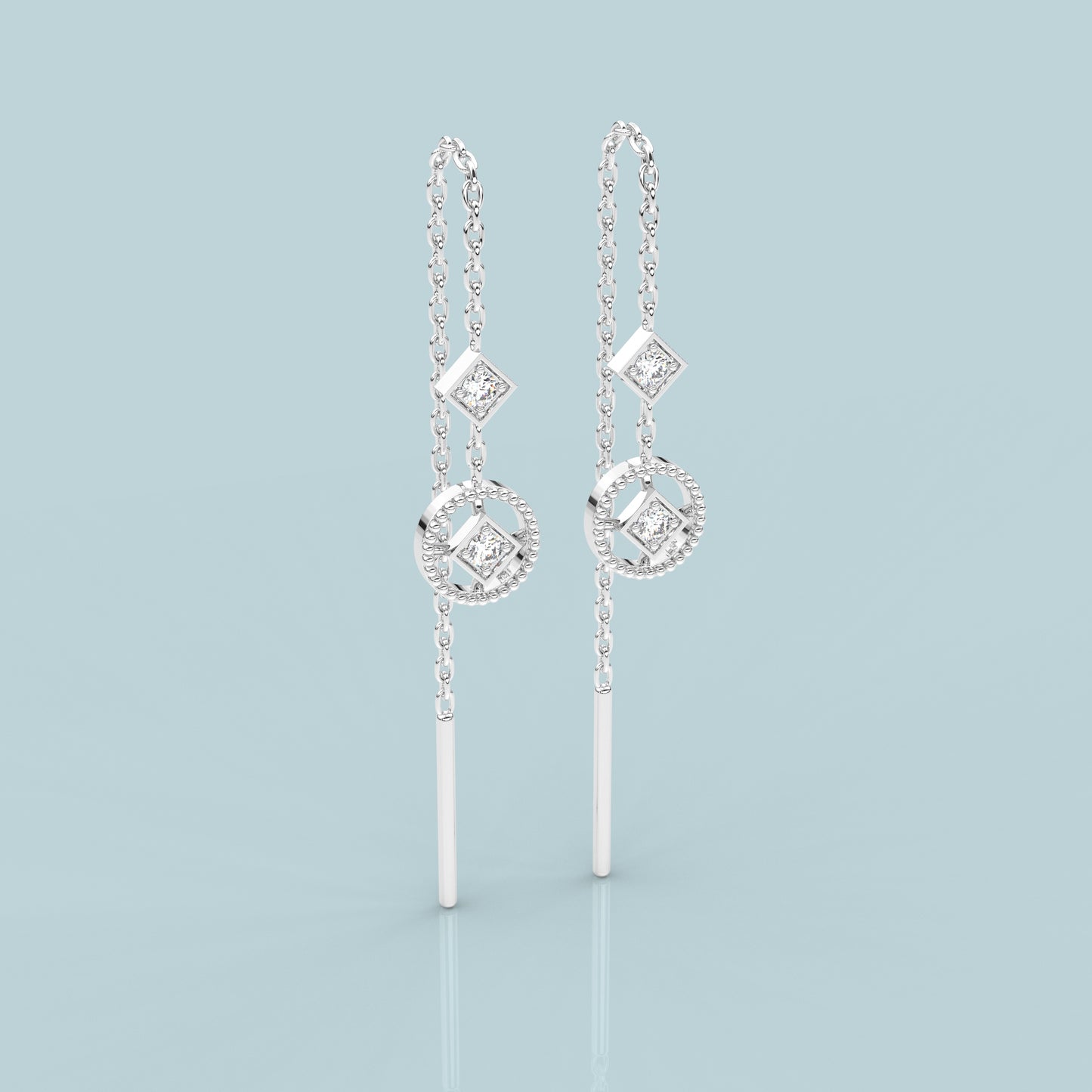 Praavy Sui Dhaga 925 silver Earring