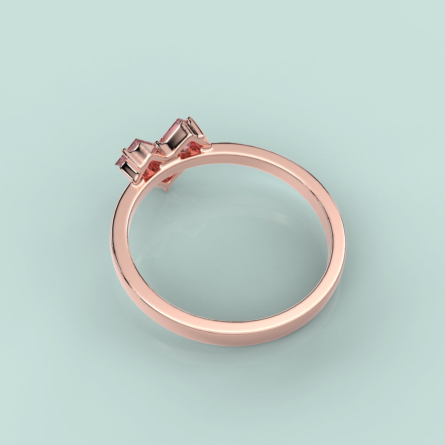 Fancy Heart 925 Silver Ring
