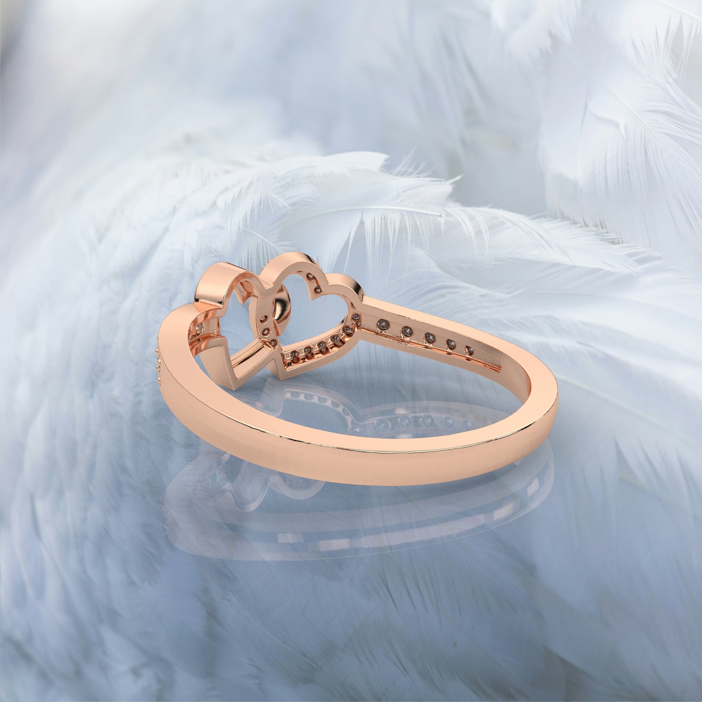 Ami Moissanite Diamond 925 Silver Ring