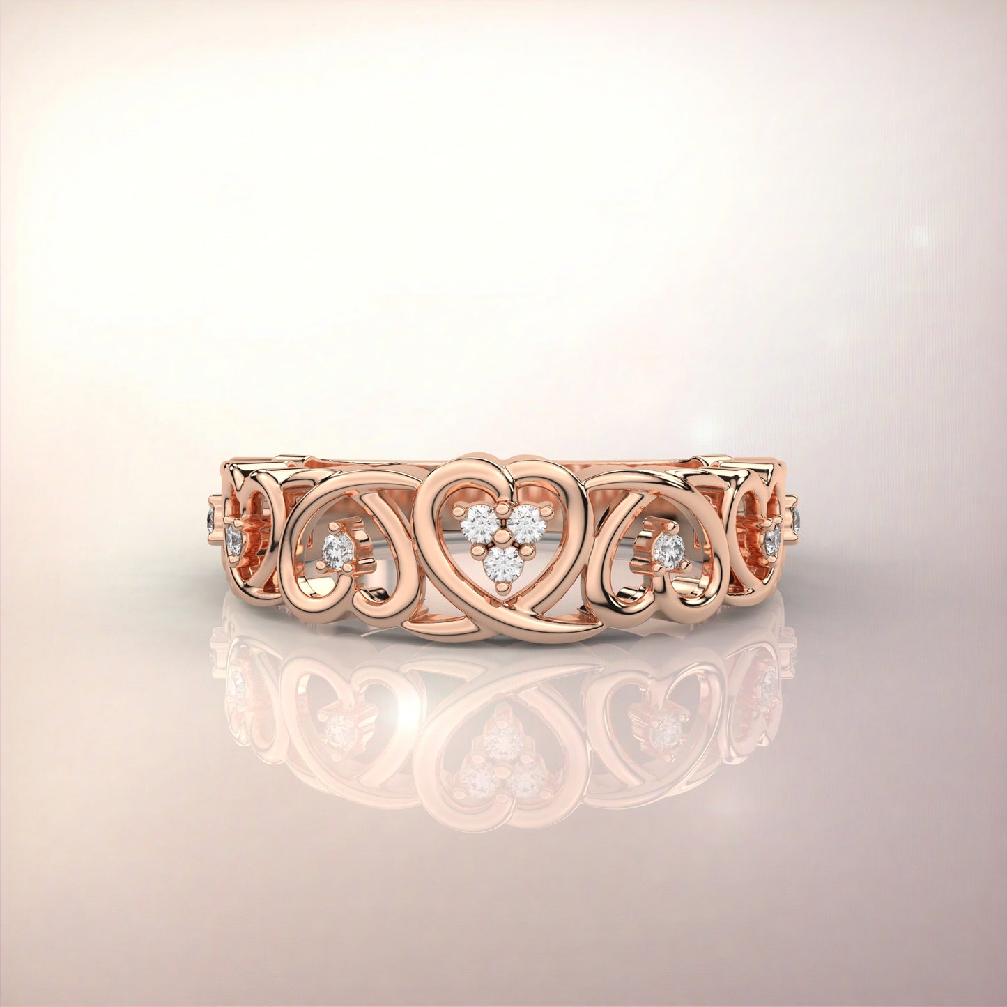 Moissanite Diamond 925 Silver Ring