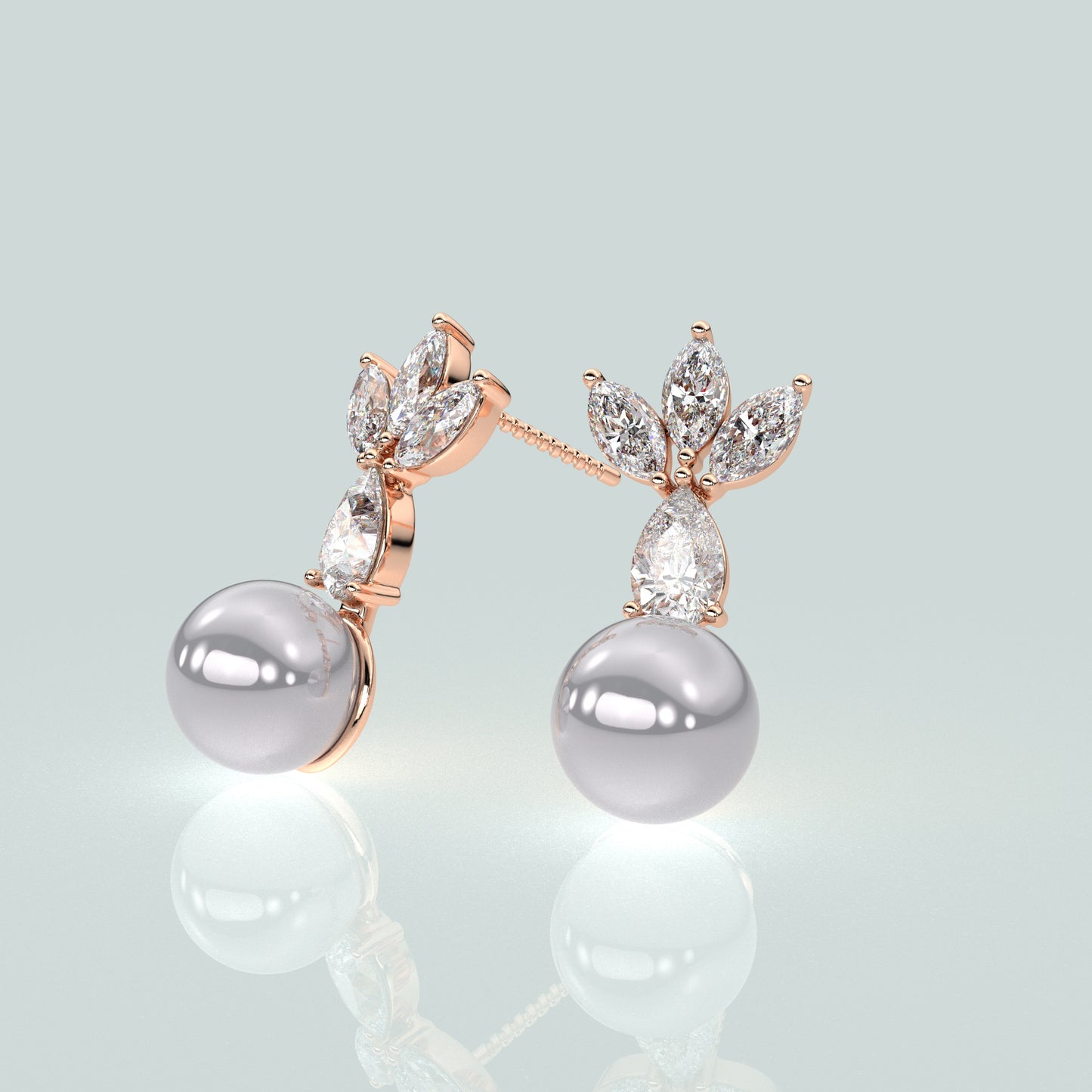 Neora Moissanite Diamond 925 Silver Earring