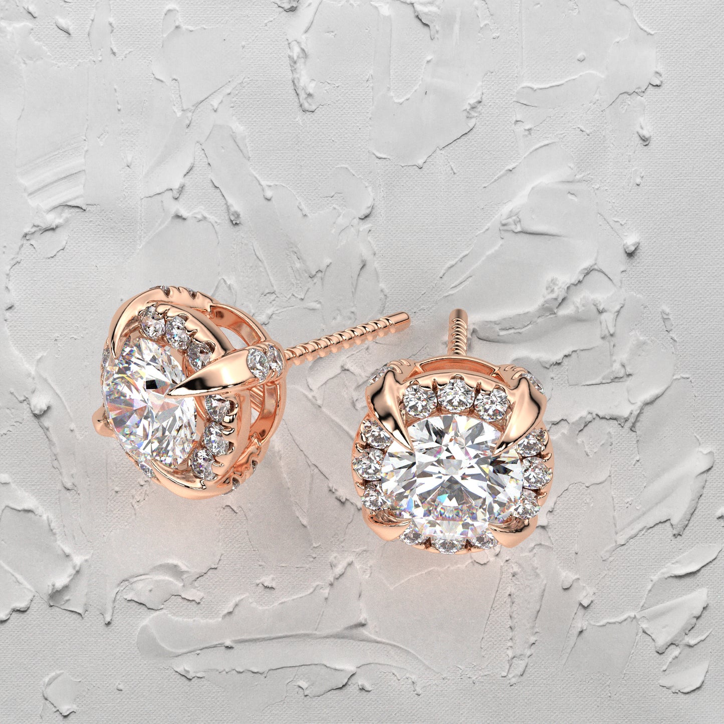 Highspark Moissanite Diamond 925 Silver Earring