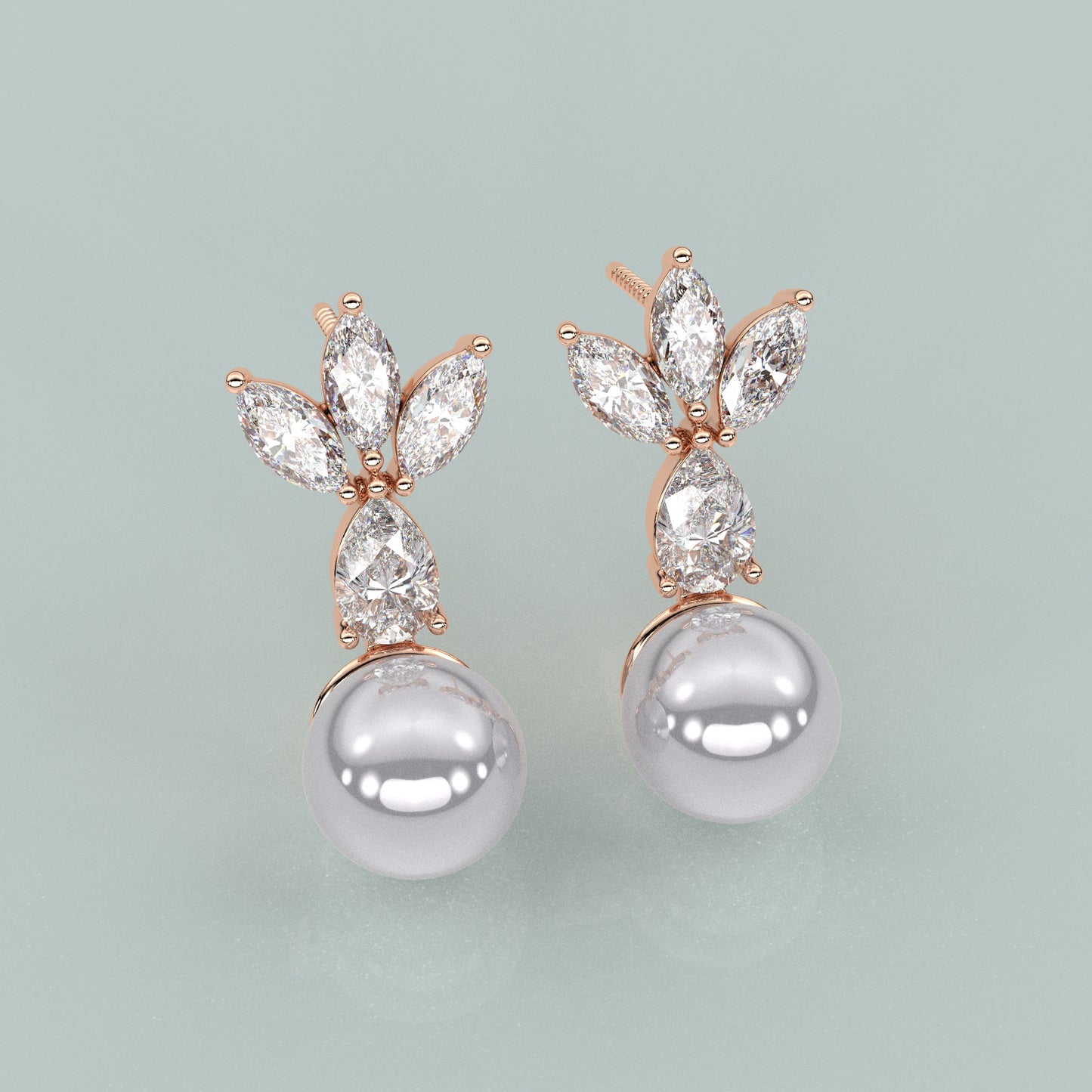Neora Moissanite Diamond 925 Silver Earring