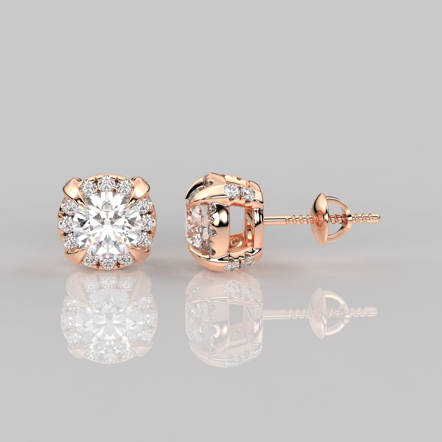 Highspark Moissanite Diamond 925 Silver Earring