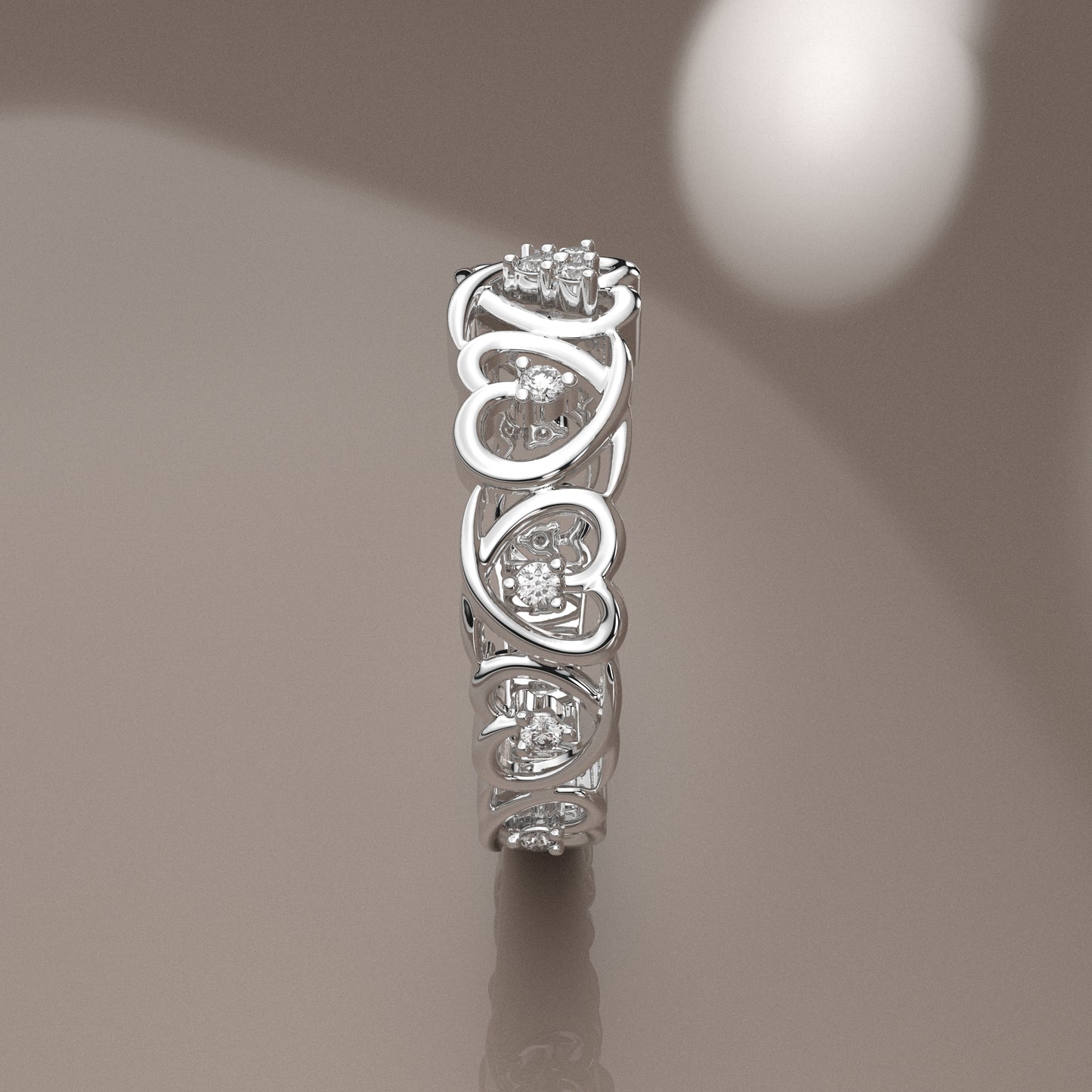 Moissanite Diamond 925 Silver Ring