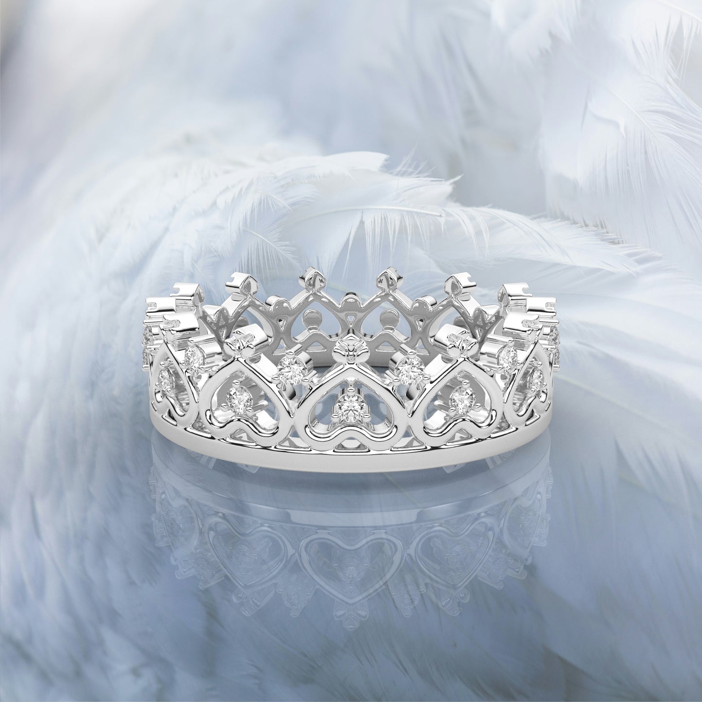Bunny Moissanite Diamond925 Silver Ring