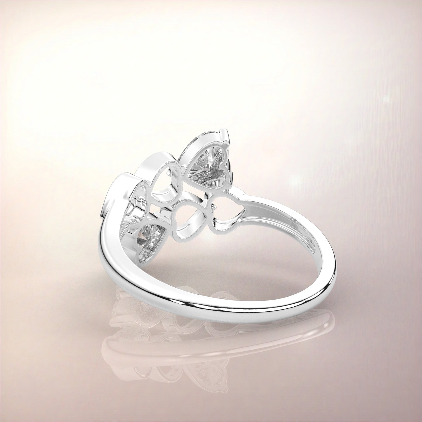 Moissanite Diamond 925 Silver Ring