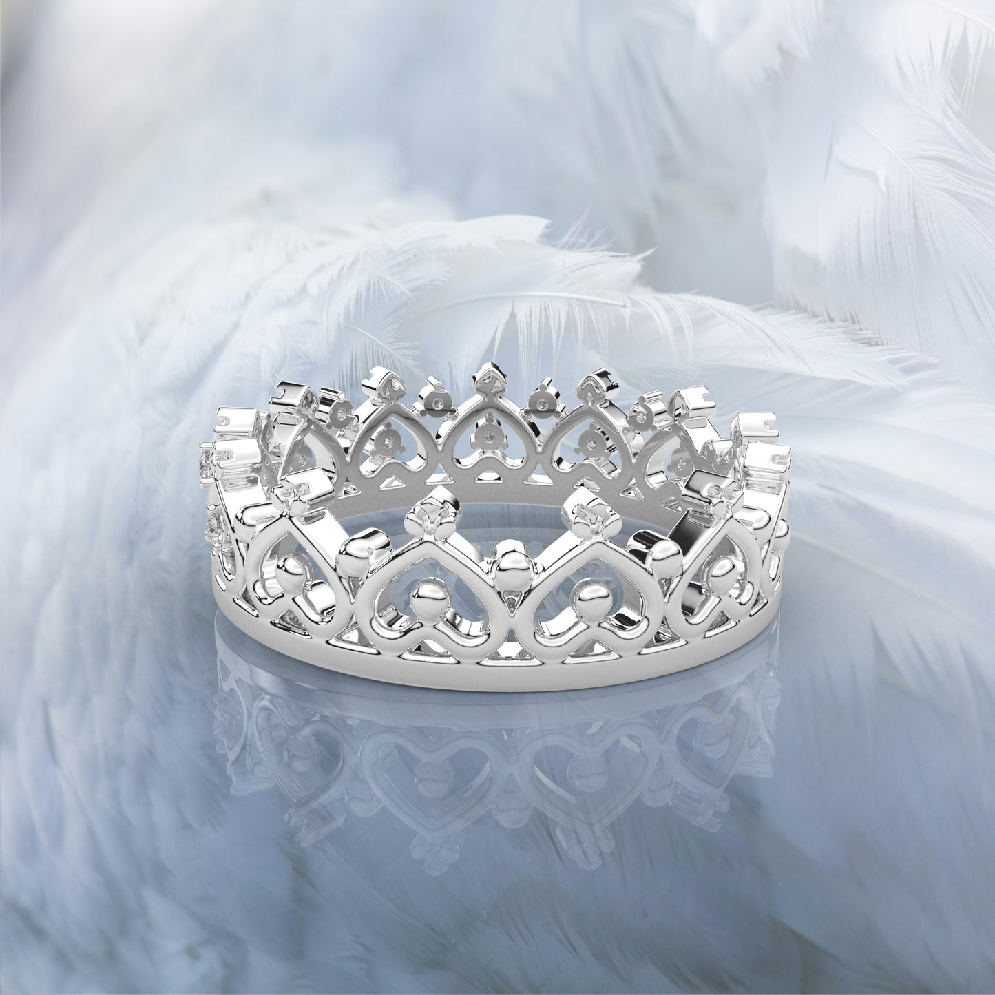 Bunny Moissanite Diamond925 Silver Ring