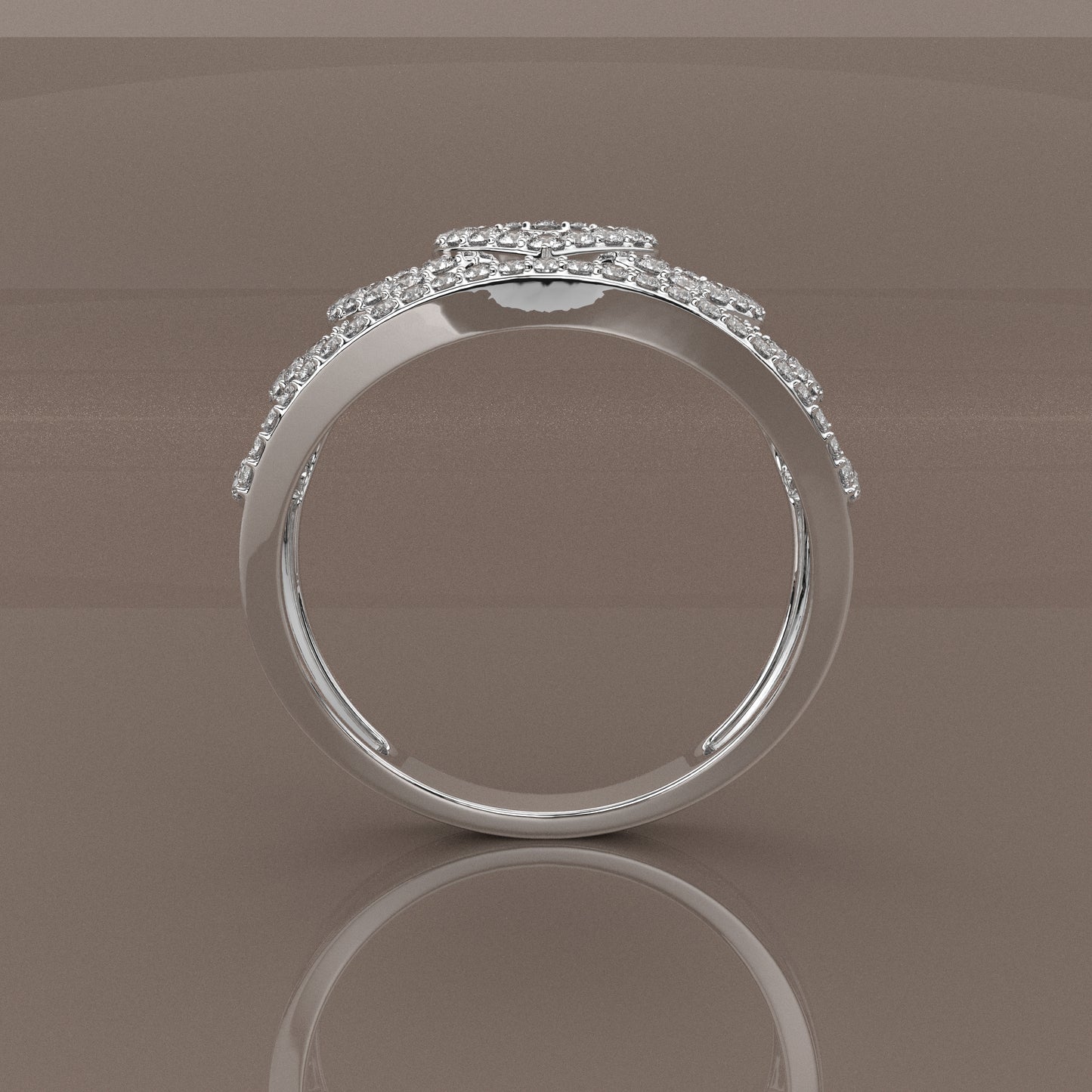 Fanni Moissanite Diamond925 Silver Ring