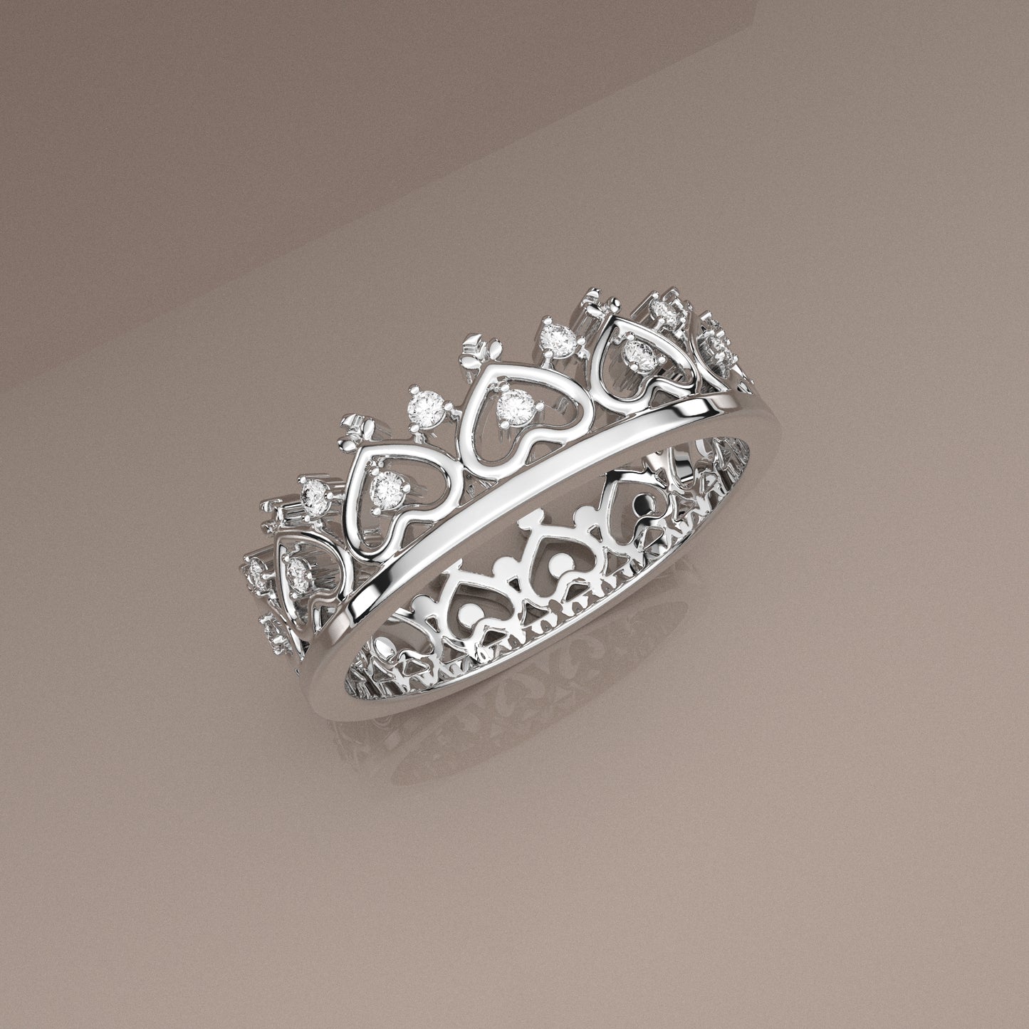 Bunny Moissanite Diamond925 Silver Ring