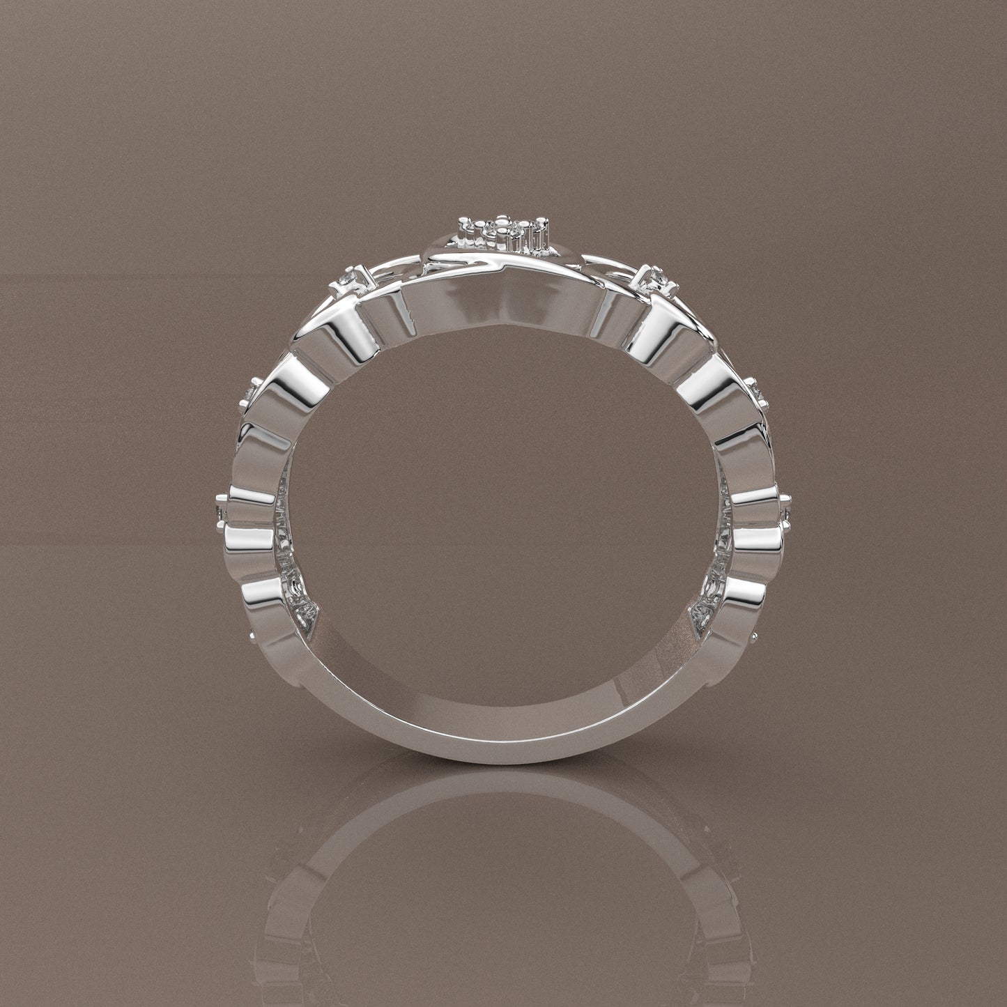 Moissanite Diamond 925 Silver Ring