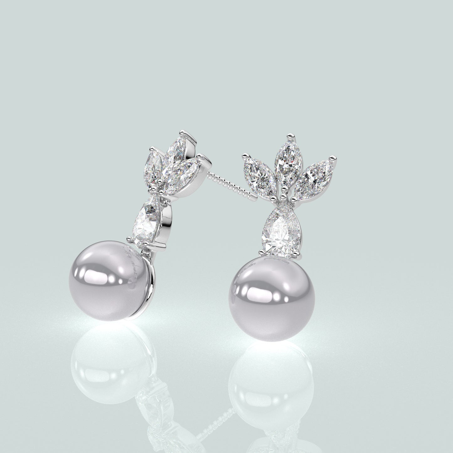Neora Moissanite Diamond 925 Silver Earring
