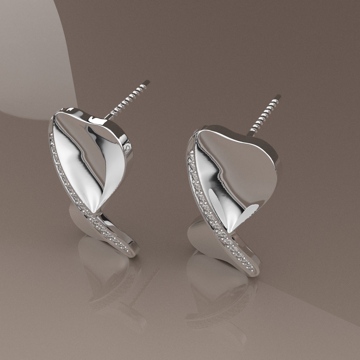 Vega Moissanite Diamond 925 Silver Earring