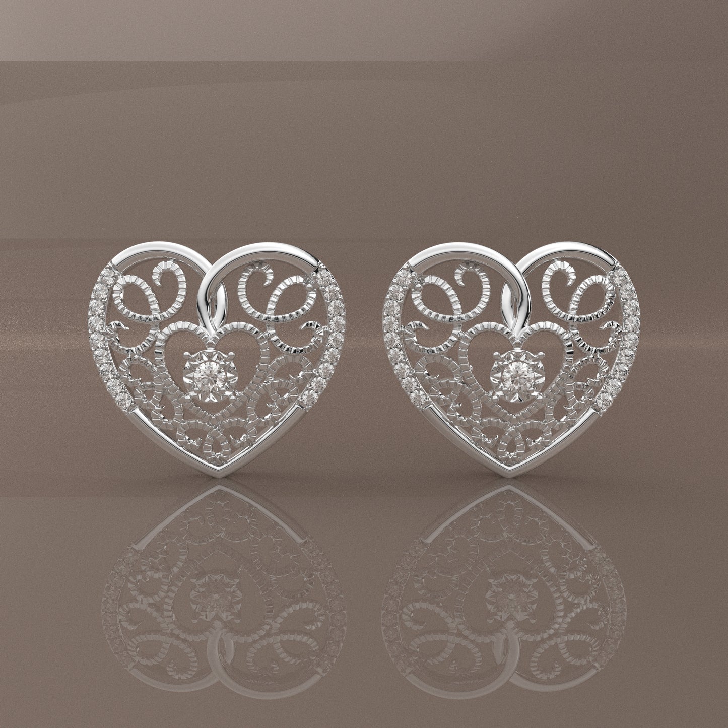 Curatif Moissanite Diamond 925 Silver Earring