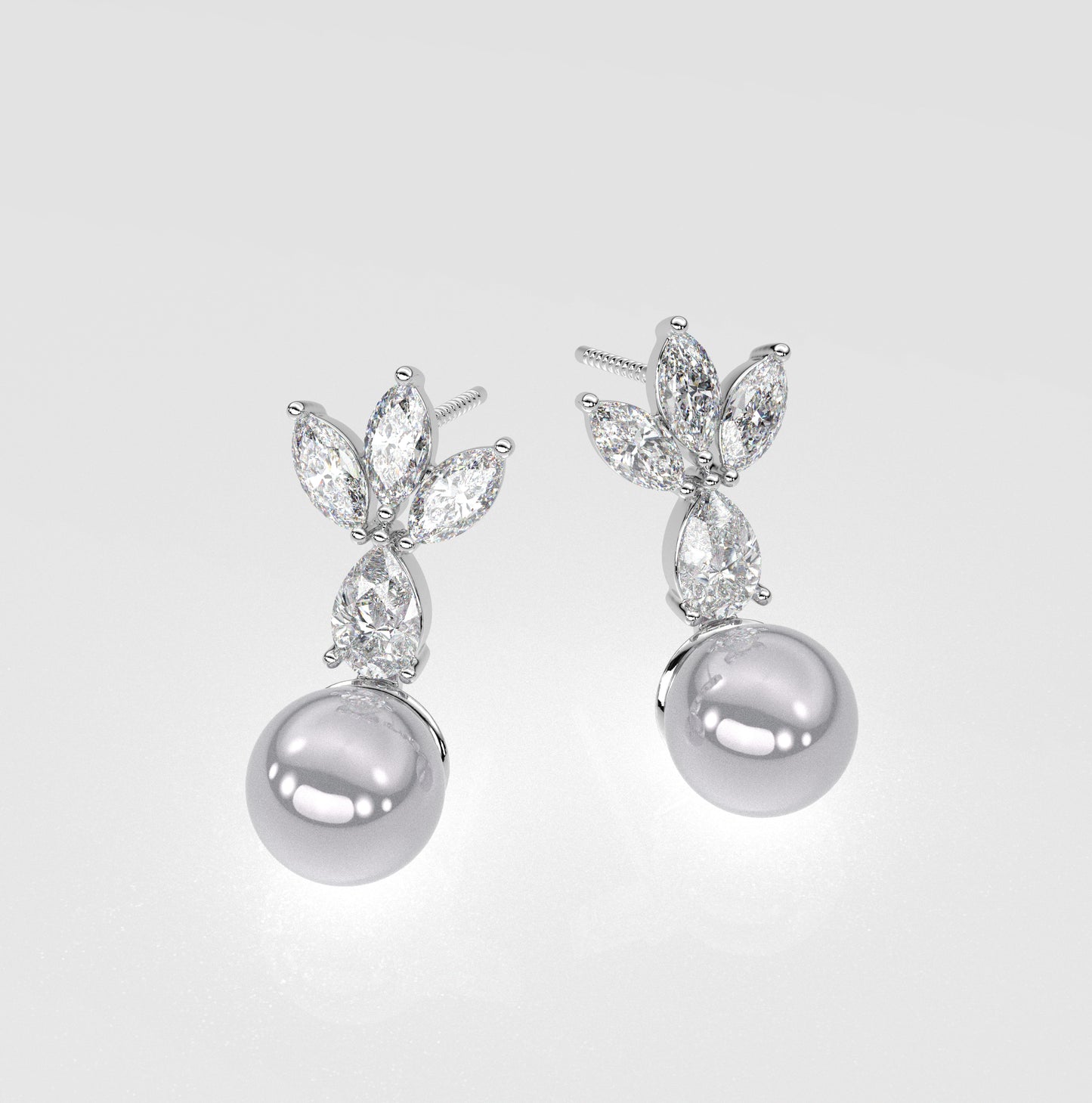 Neora Moissanite Diamond 925 Silver Earring
