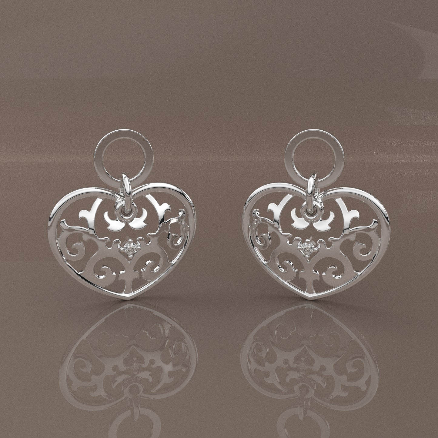 Earship Moissanite Diamond 925 Silver Earring