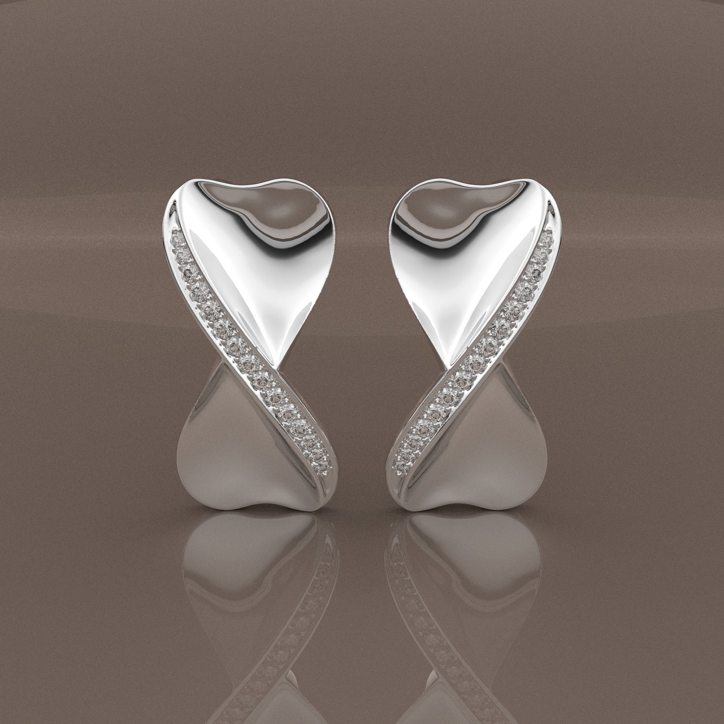 Vega Moissanite Diamond 925 Silver Earring