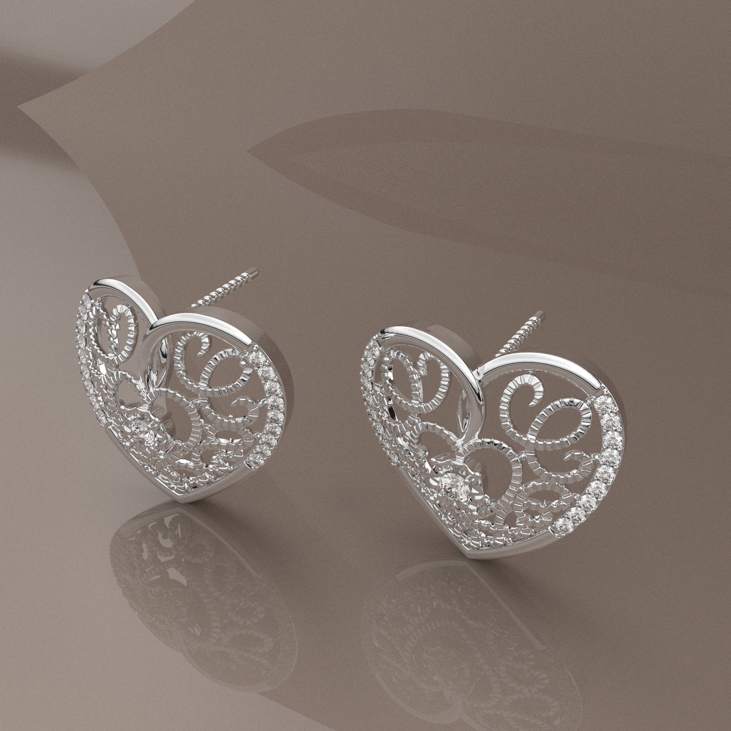 Curatif Moissanite Diamond 925 Silver Earring