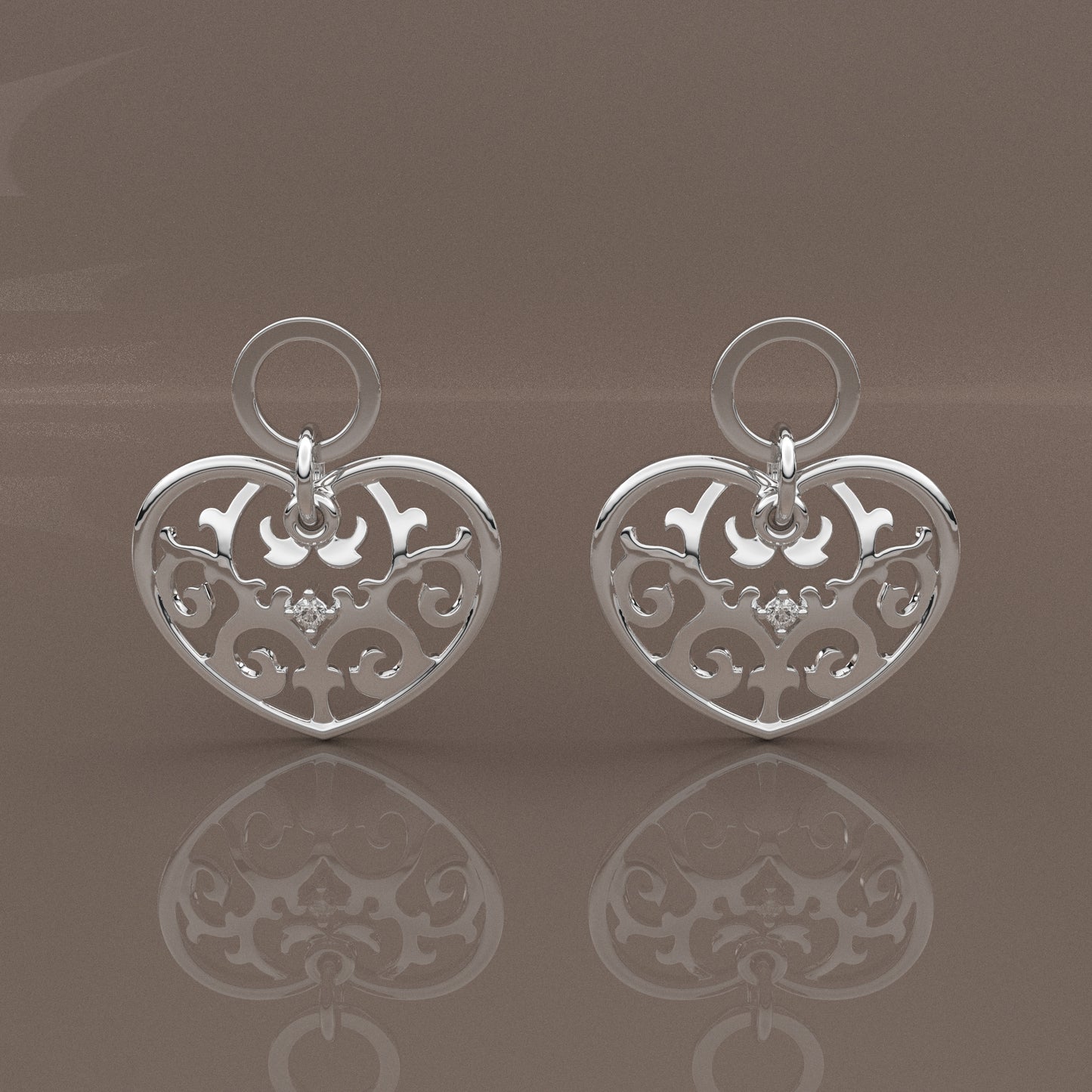 Earship Moissanite Diamond 925 Silver Earring