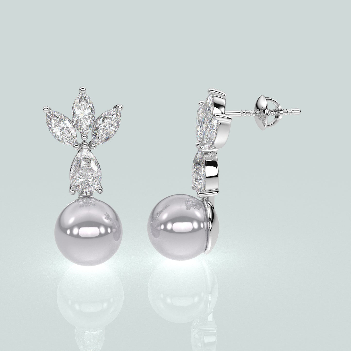 Neora Moissanite Diamond 925 Silver Earring