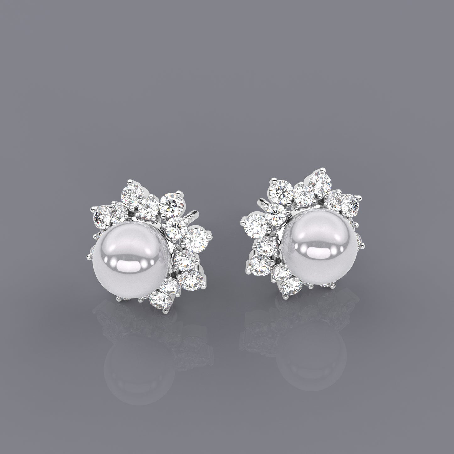 Zaver Moissanite Diamond 925 Silver Earring