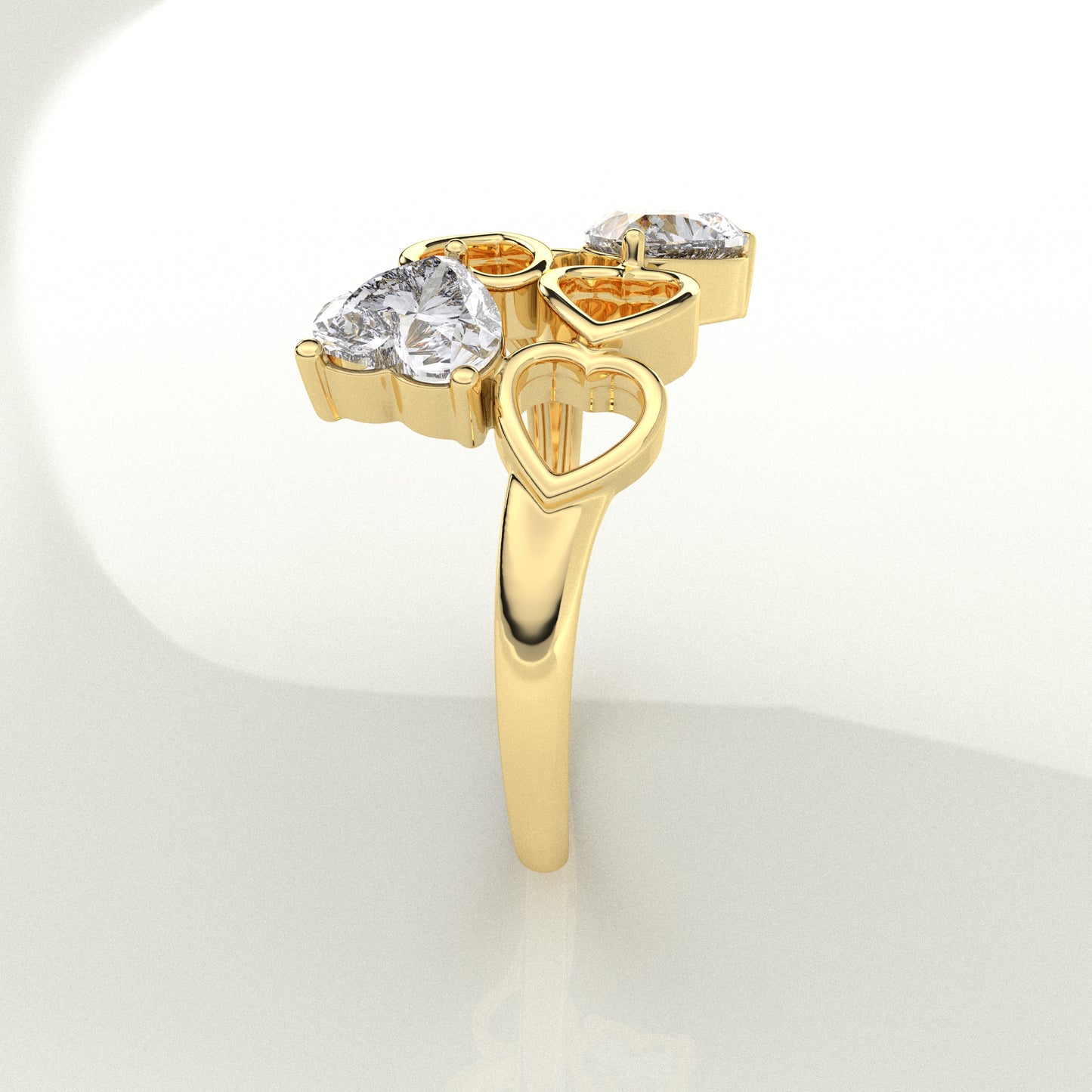 Moissanite Diamond 925 Silver Ring