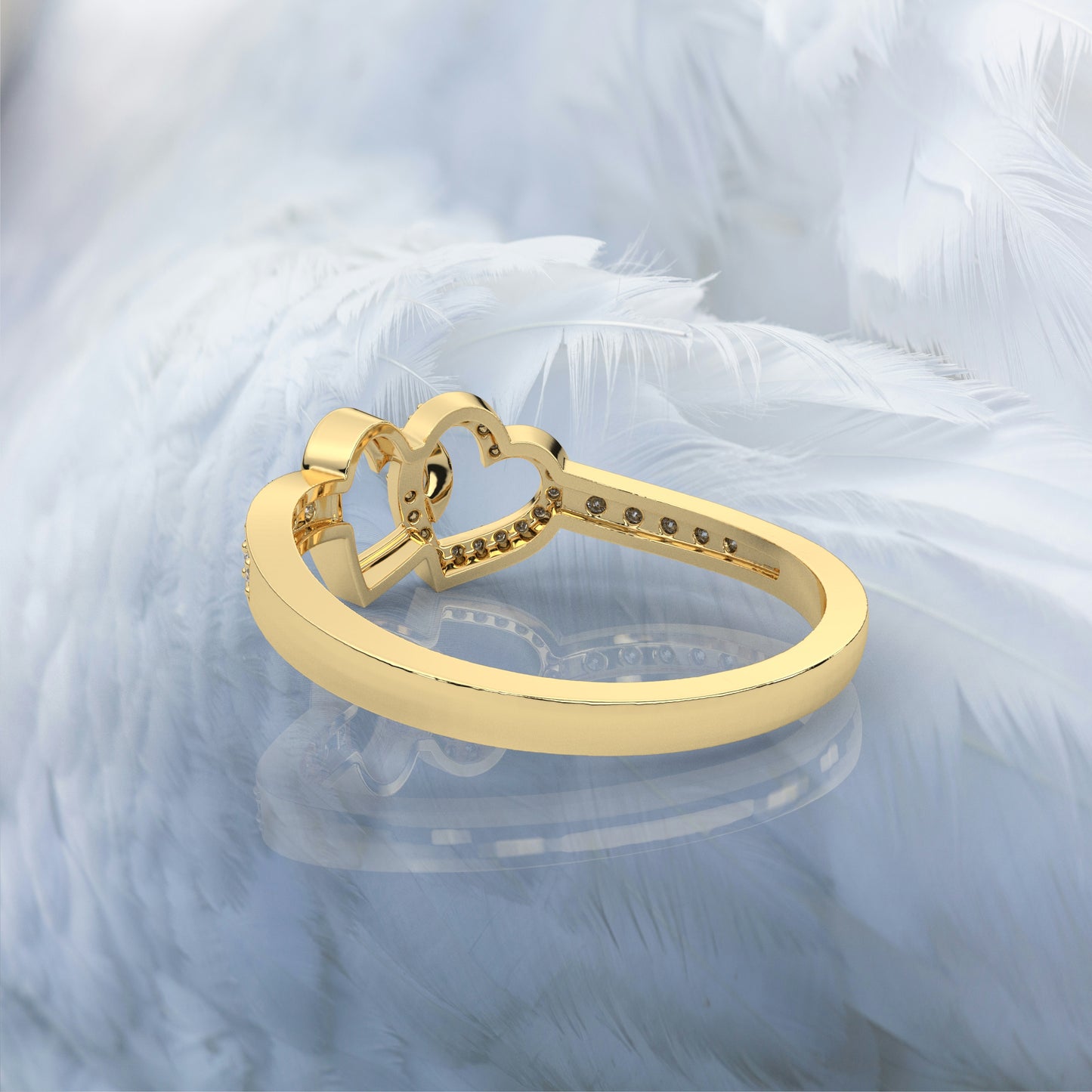 Ami Moissanite Diamond 925 Silver Ring