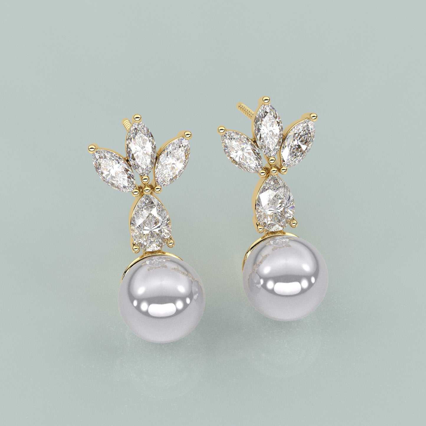 Neora Moissanite Diamond 925 Silver Earring