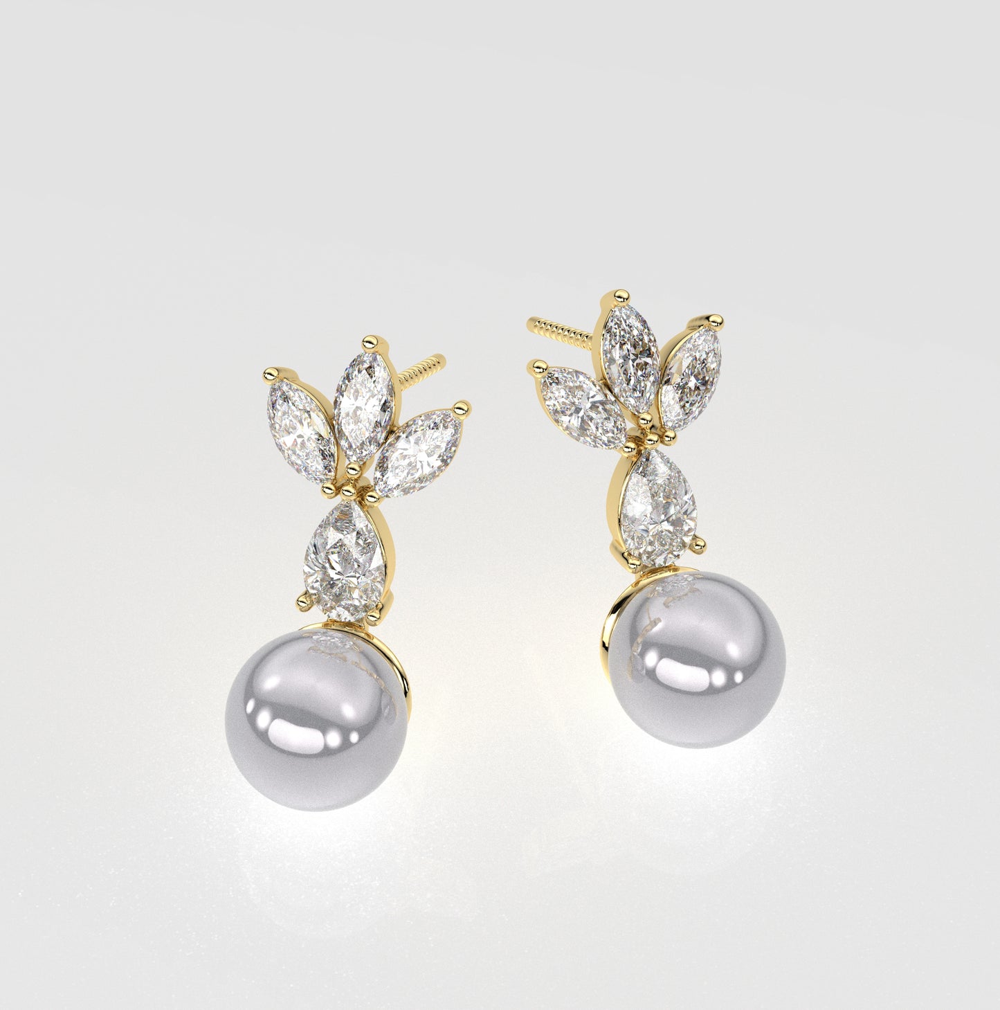 Neora Moissanite Diamond 925 Silver Earring