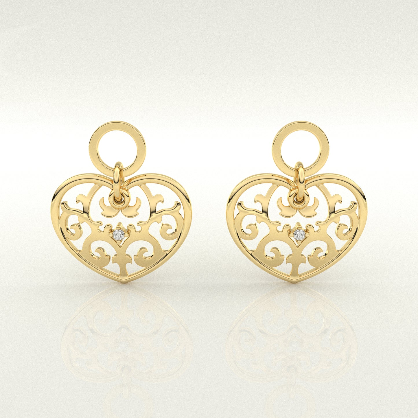 Earship Moissanite Diamond 925 Silver Earring