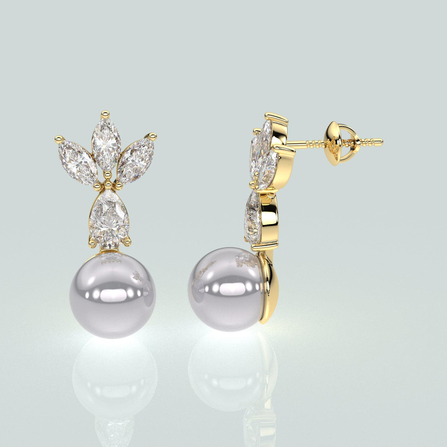 Neora Moissanite Diamond 925 Silver Earring