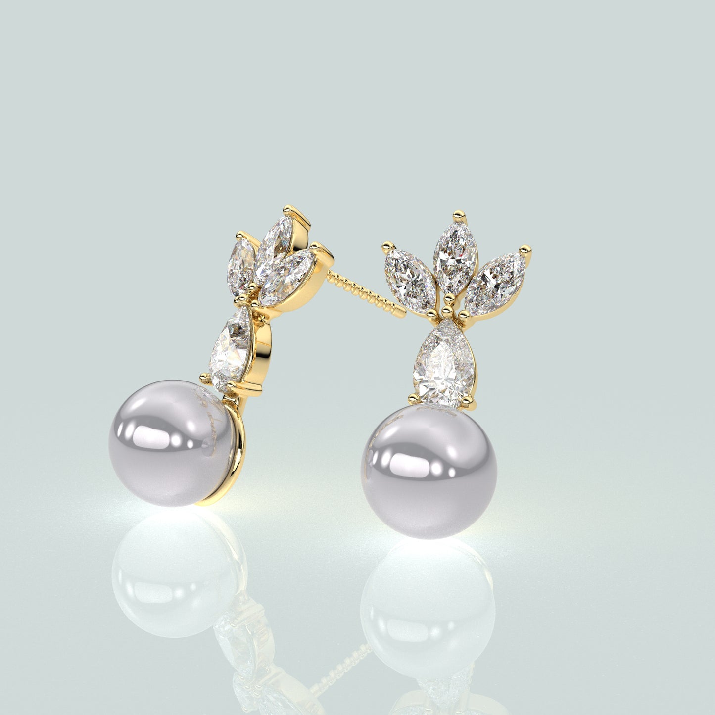 Neora Moissanite Diamond 925 Silver Earring
