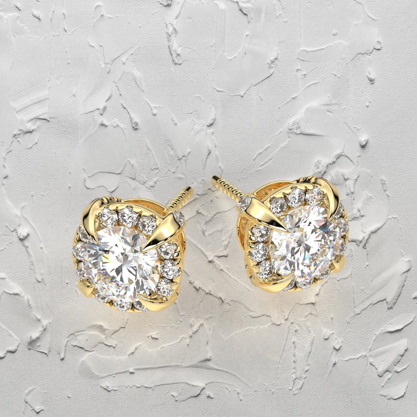 Highspark Moissanite Diamond 925 Silver Earring
