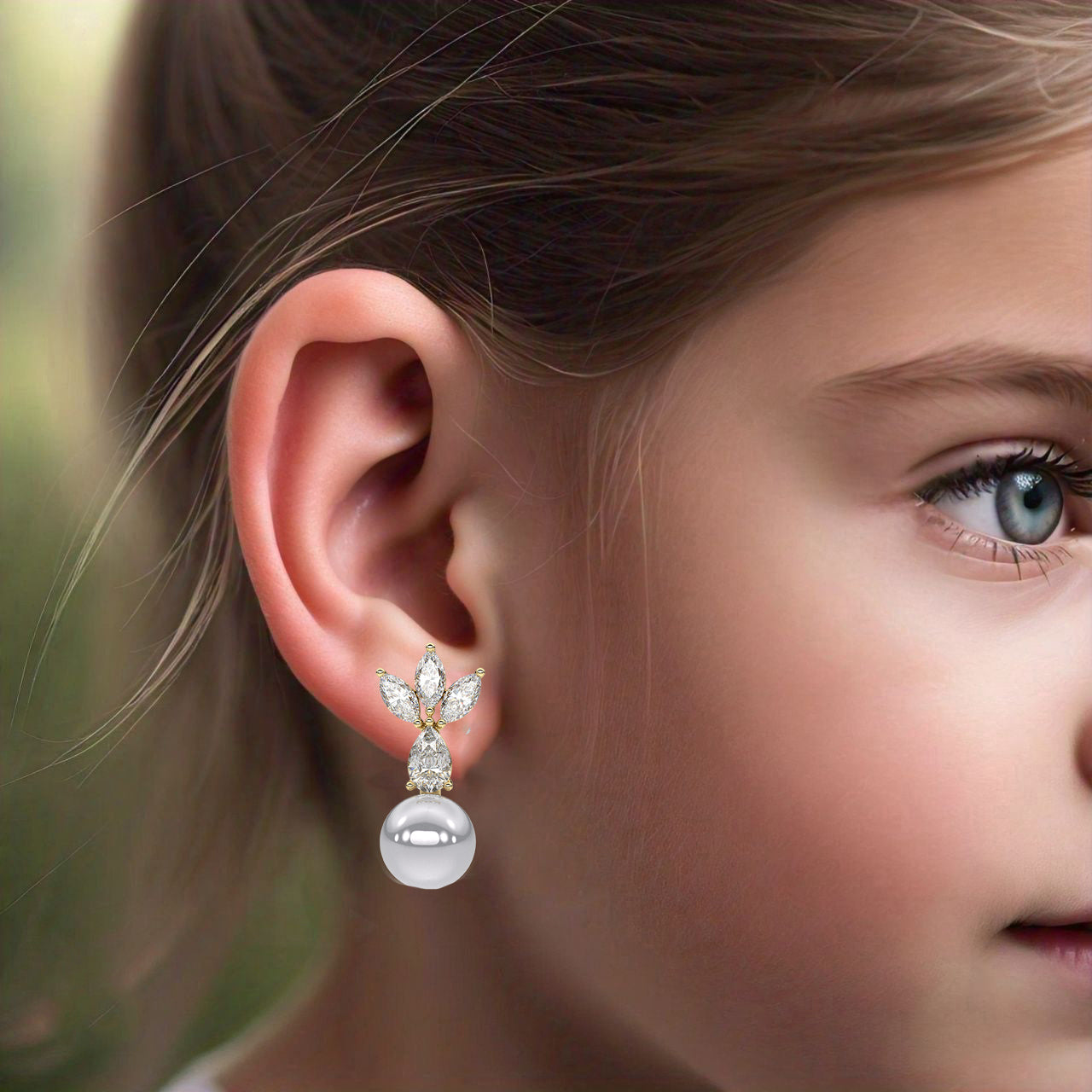 Neora Moissanite Diamond 925 Silver Earring