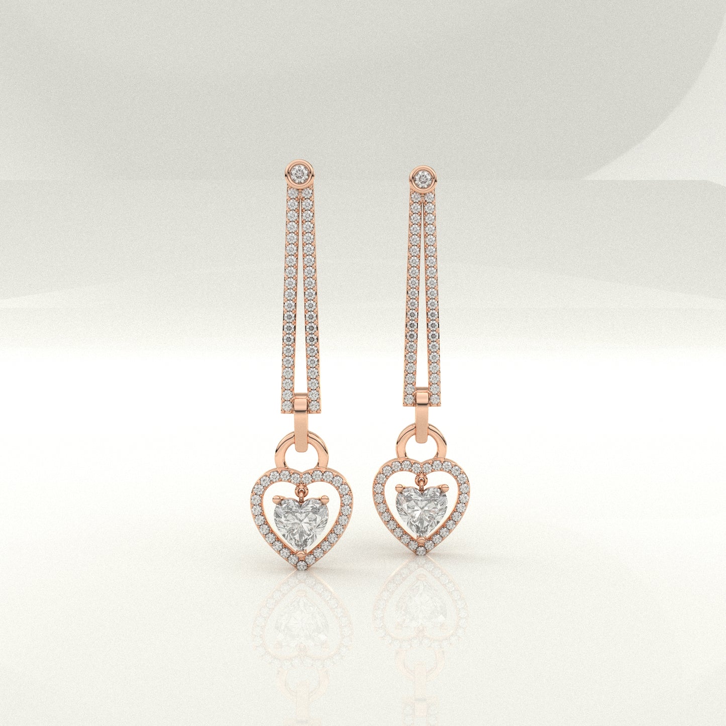 Nayely Moissanite Diamond 925 Silver Earing