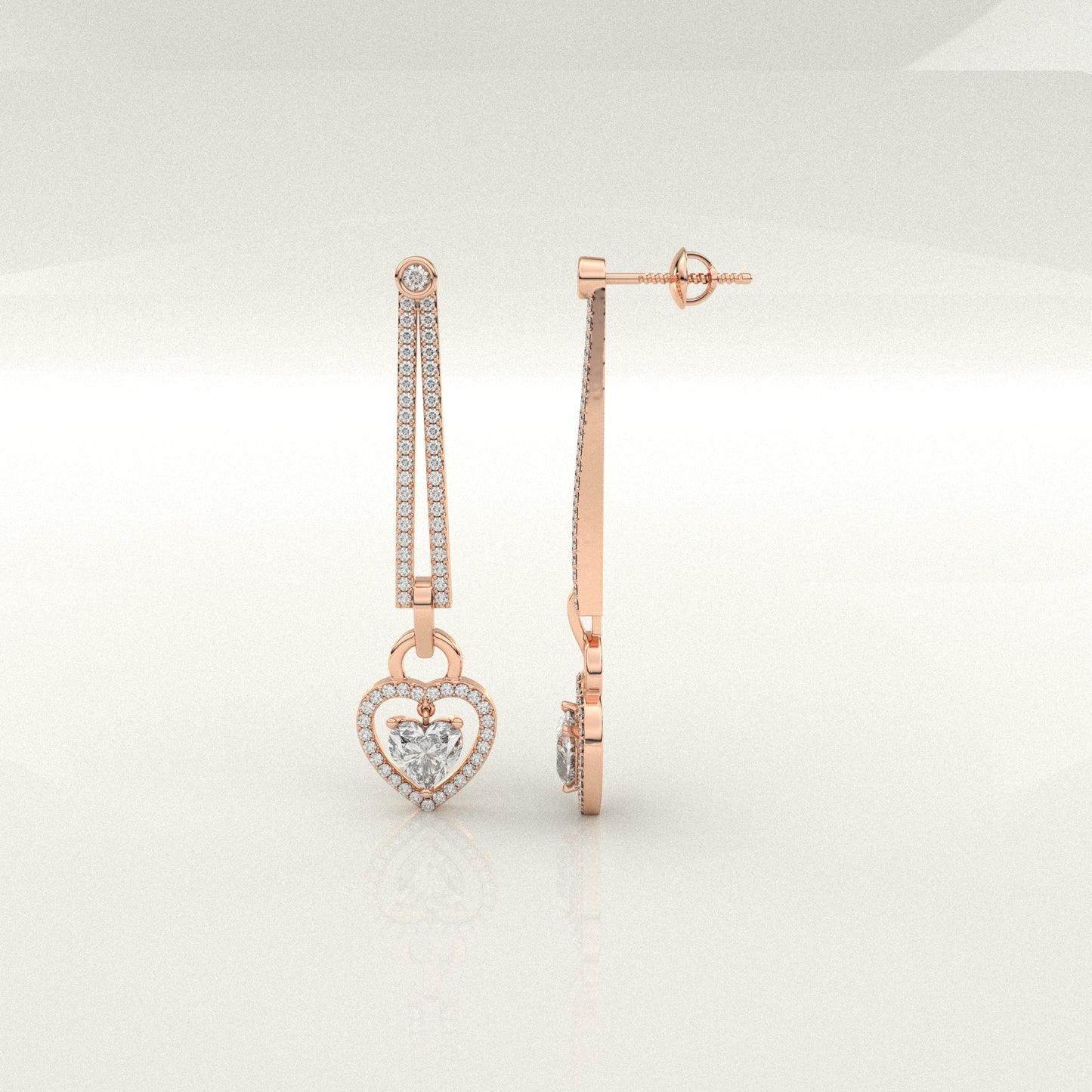 Nayely Moissanite Diamond 925 Silver Earing