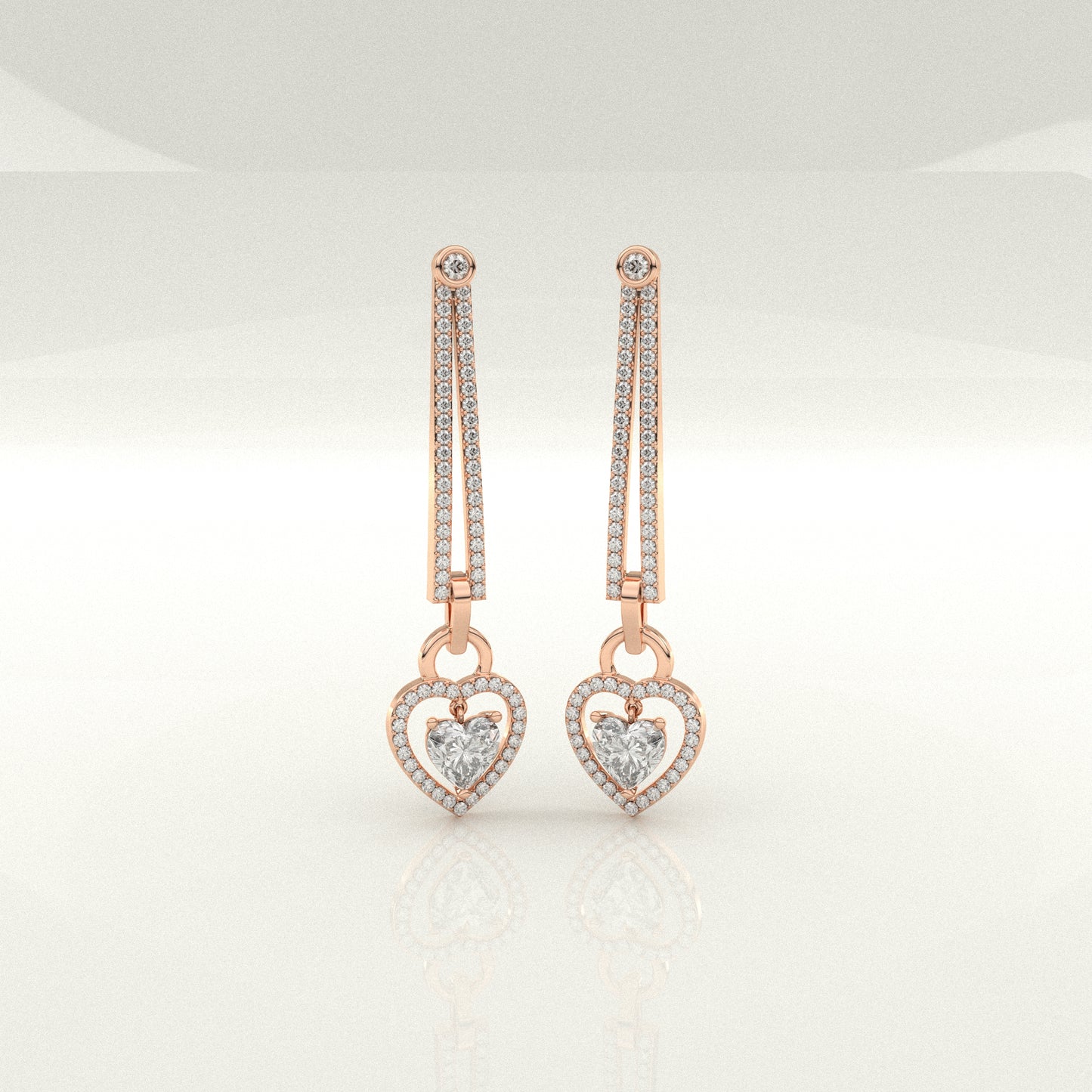 Nayely Moissanite Diamond 925 Silver Earing