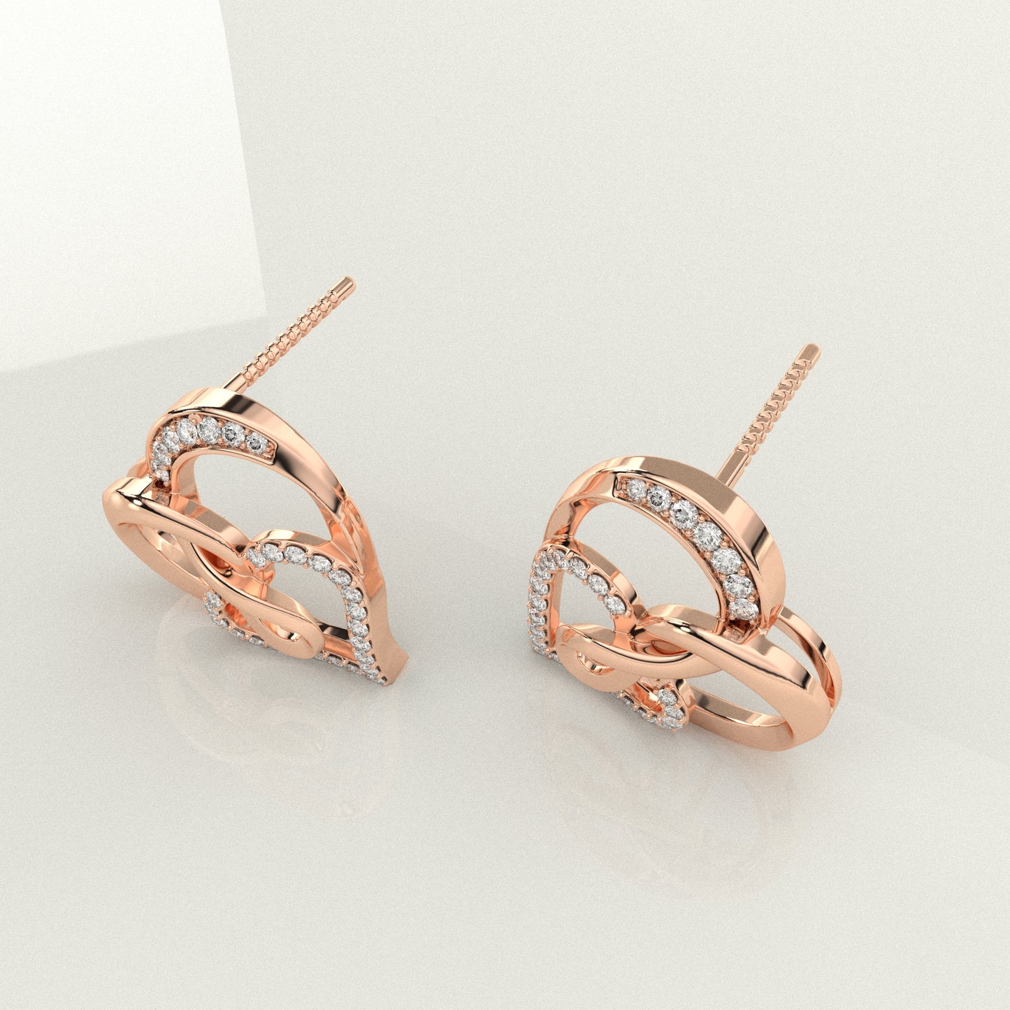 Sheer Moissanite Diamond 925 Silver Earring