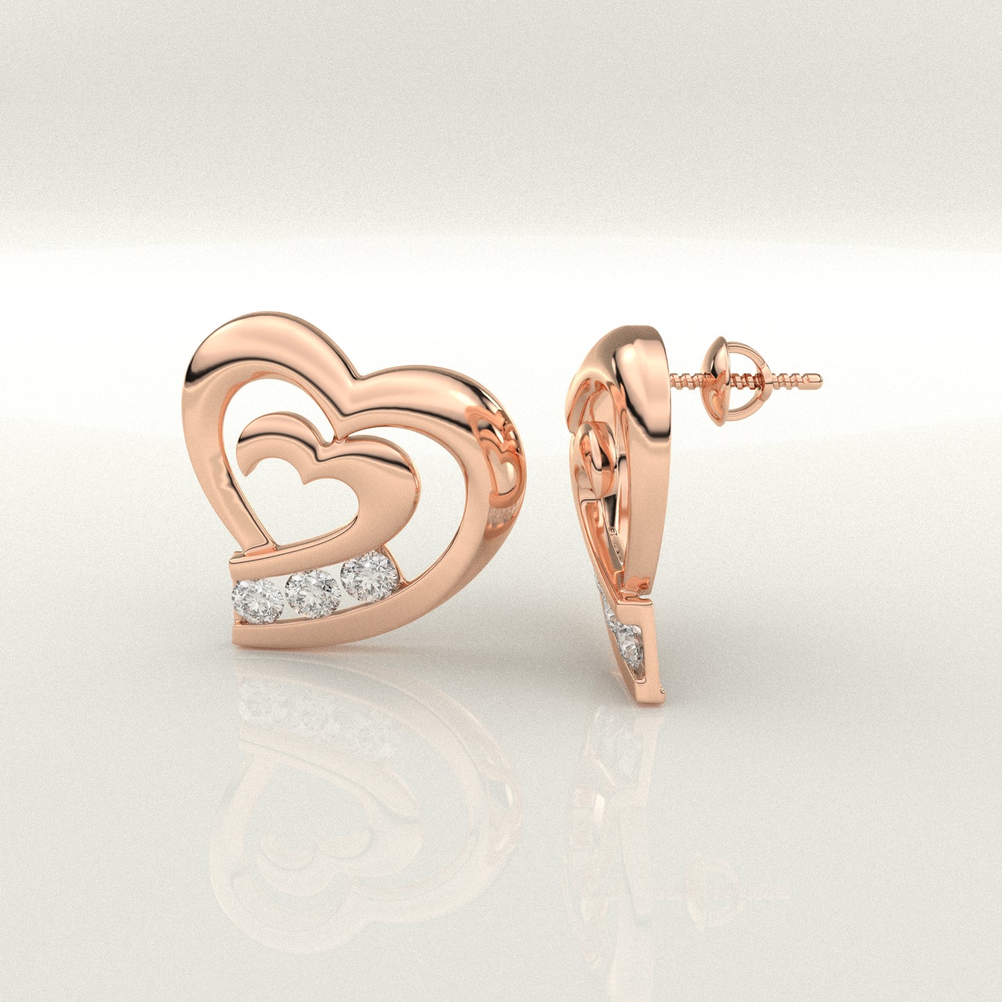 Brianda Moissanite Diamond 925 Silver Earring